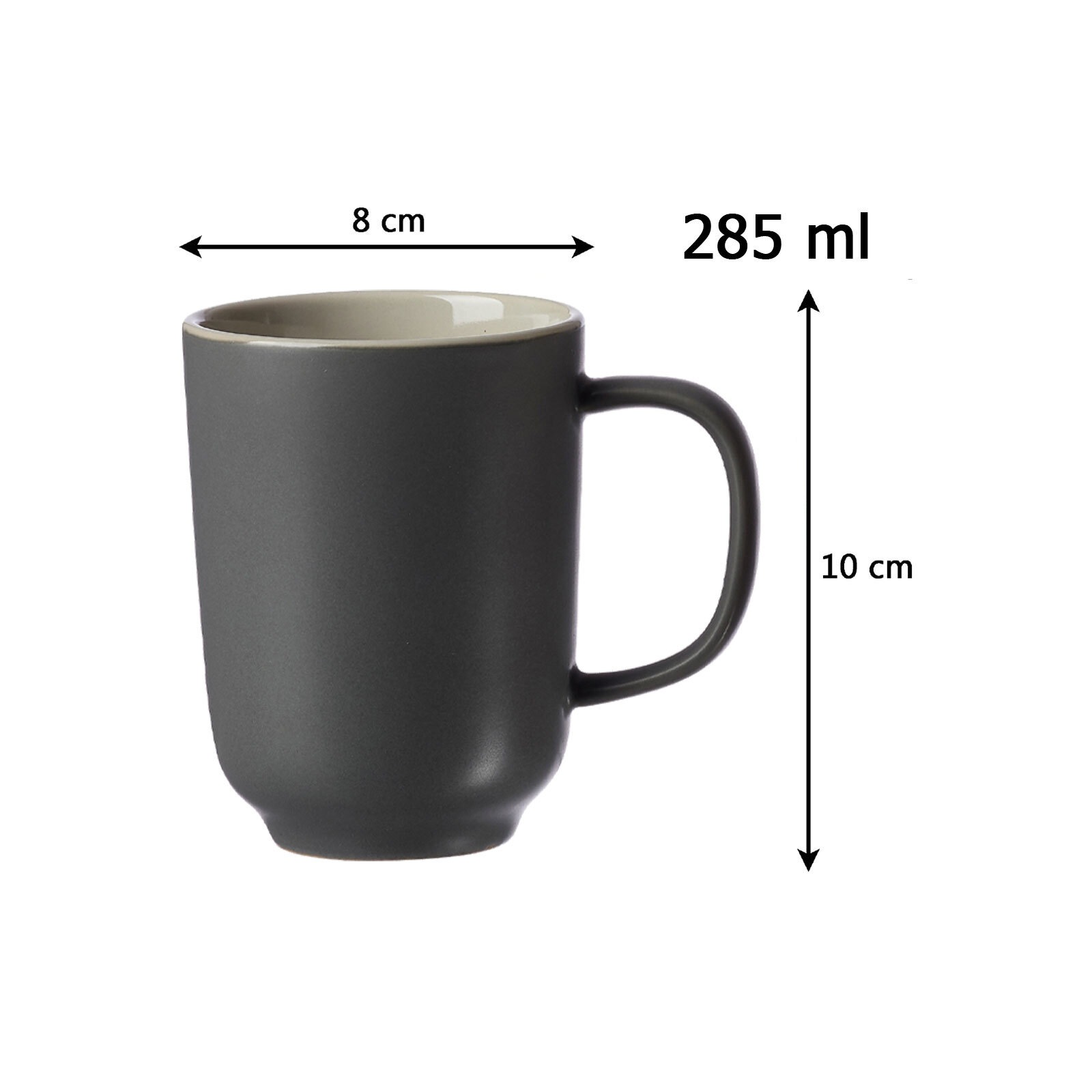 Ritzenhoff & Breker Becher "Kaffeebecher Jasper 285 ml 6er Set" günstig online kaufen