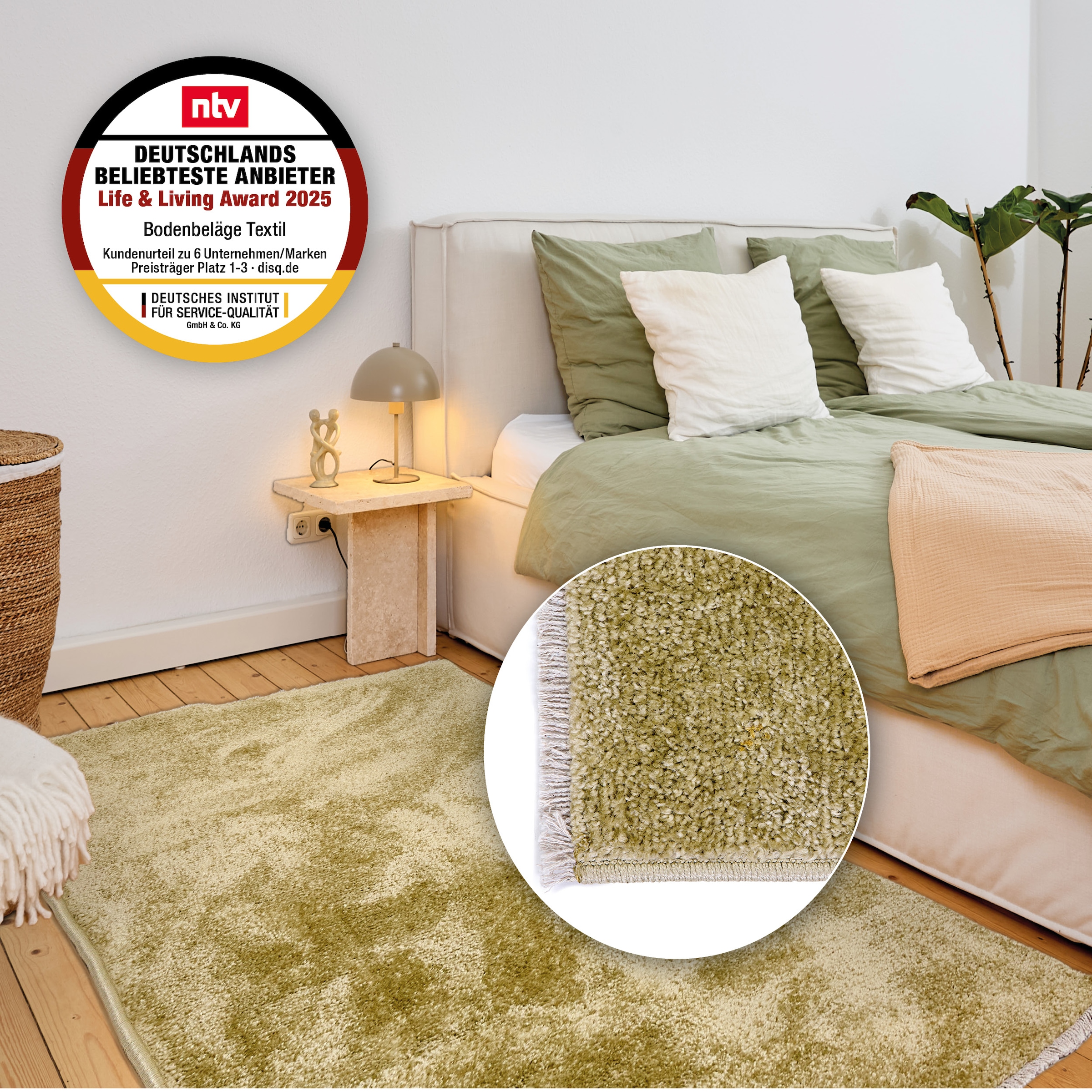 ASTRA Teppich »Stevie 250«, rechteckig, 9 mm Höhe, weicher Kurzflor, gewebt, Wohnzimmer, Schlafzimmer