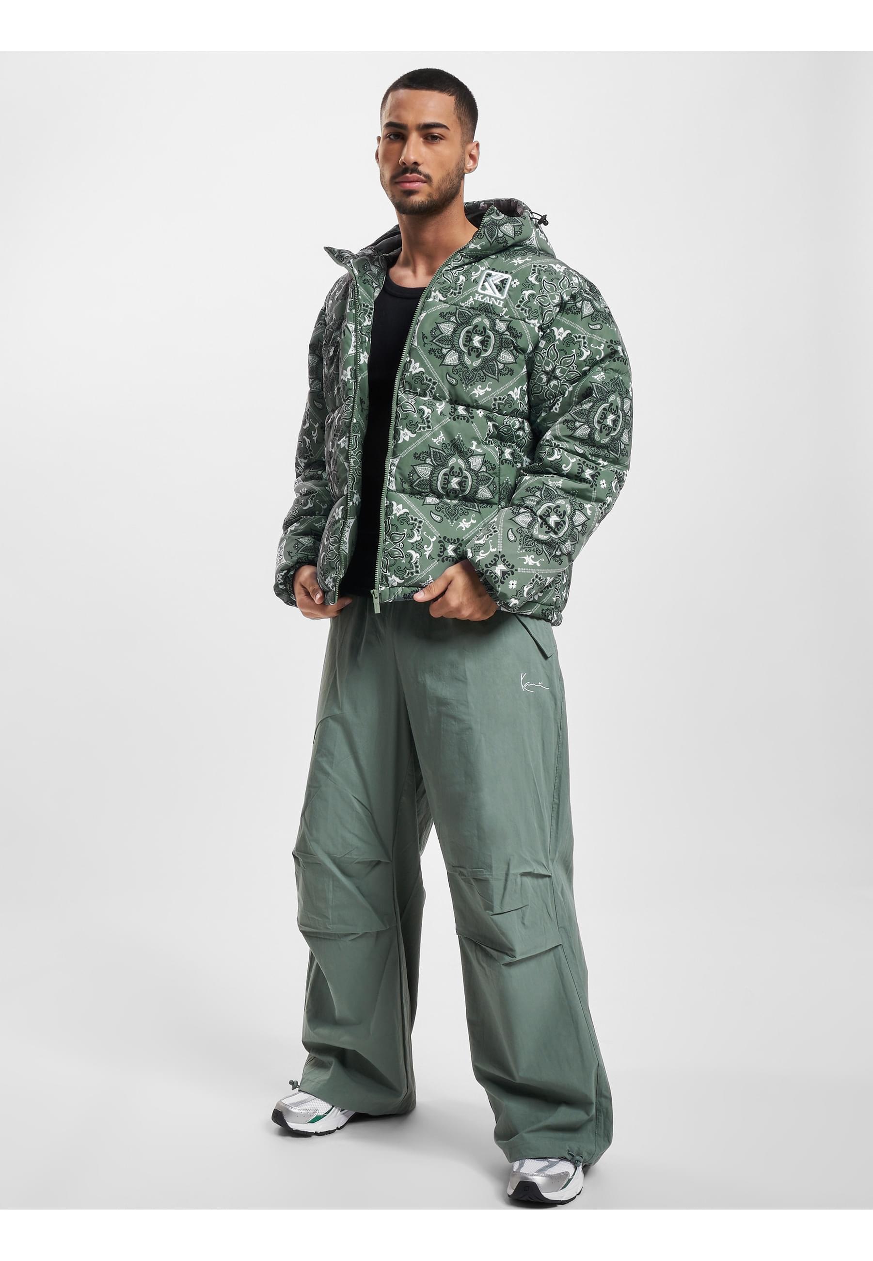 Karl Kani Winterjacke »Karl Kani Herren KM233-037-1 KK OG Paisley Puffer Jacket«, (1 St.), ohne Kapuze