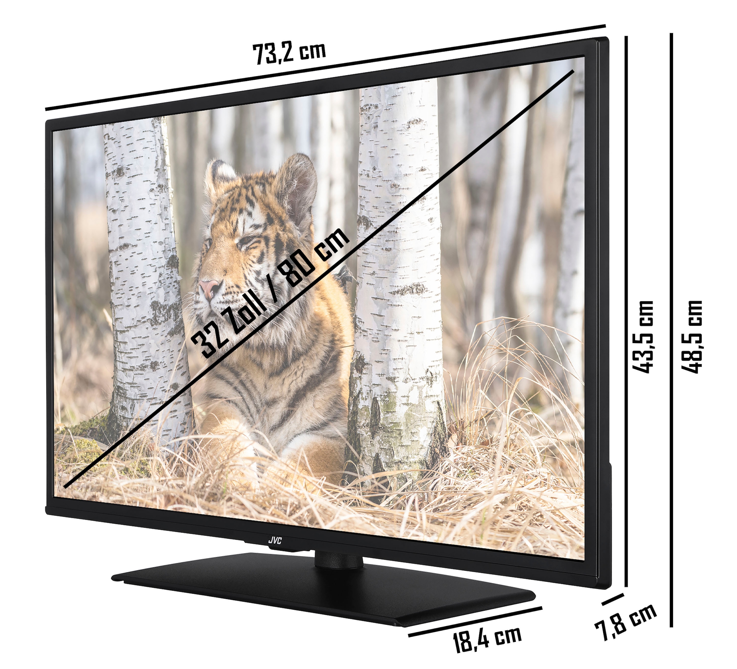 JVC LED-Fernseher »LT-32VF5157«, 80 cm/32 Zoll, Full HD, Smart-TV