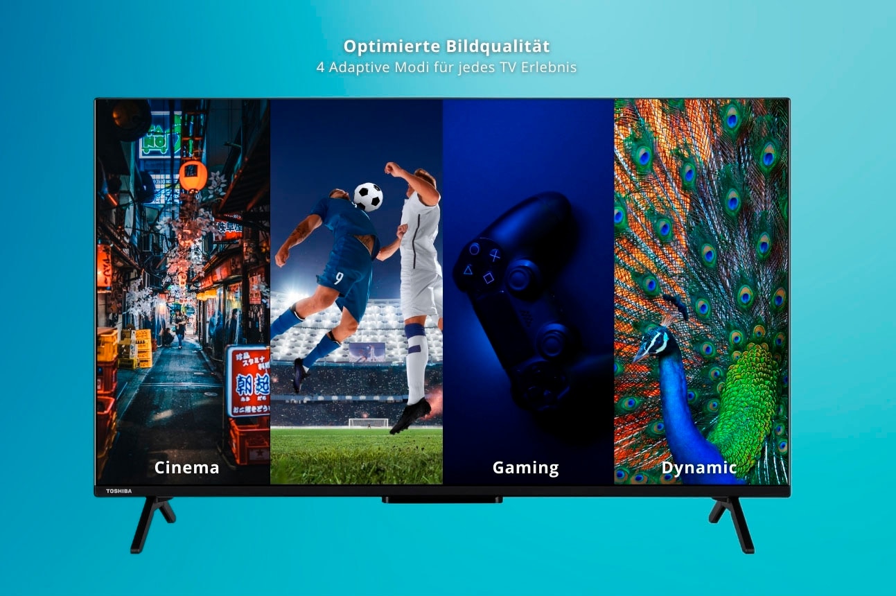 Toshiba QLED-Fernseher »50QV2463DA«, 4K Ultra HD, Smart-TV