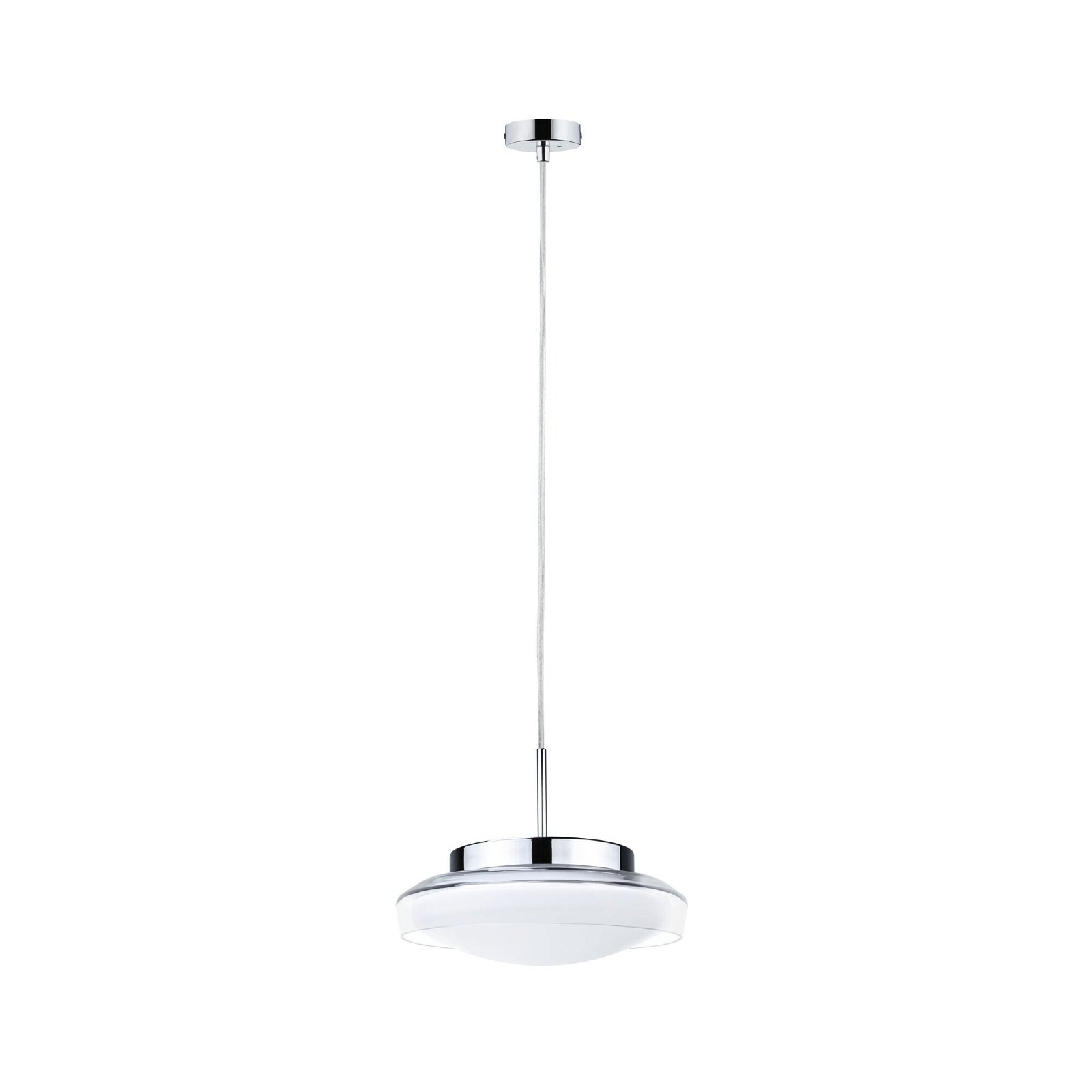 Paulmann LED Pendelleuchte »Selection Bathroom Luena IP44 11,5W 3000K Chrom 230V Glas/Metall«, 1 flammig-flammig