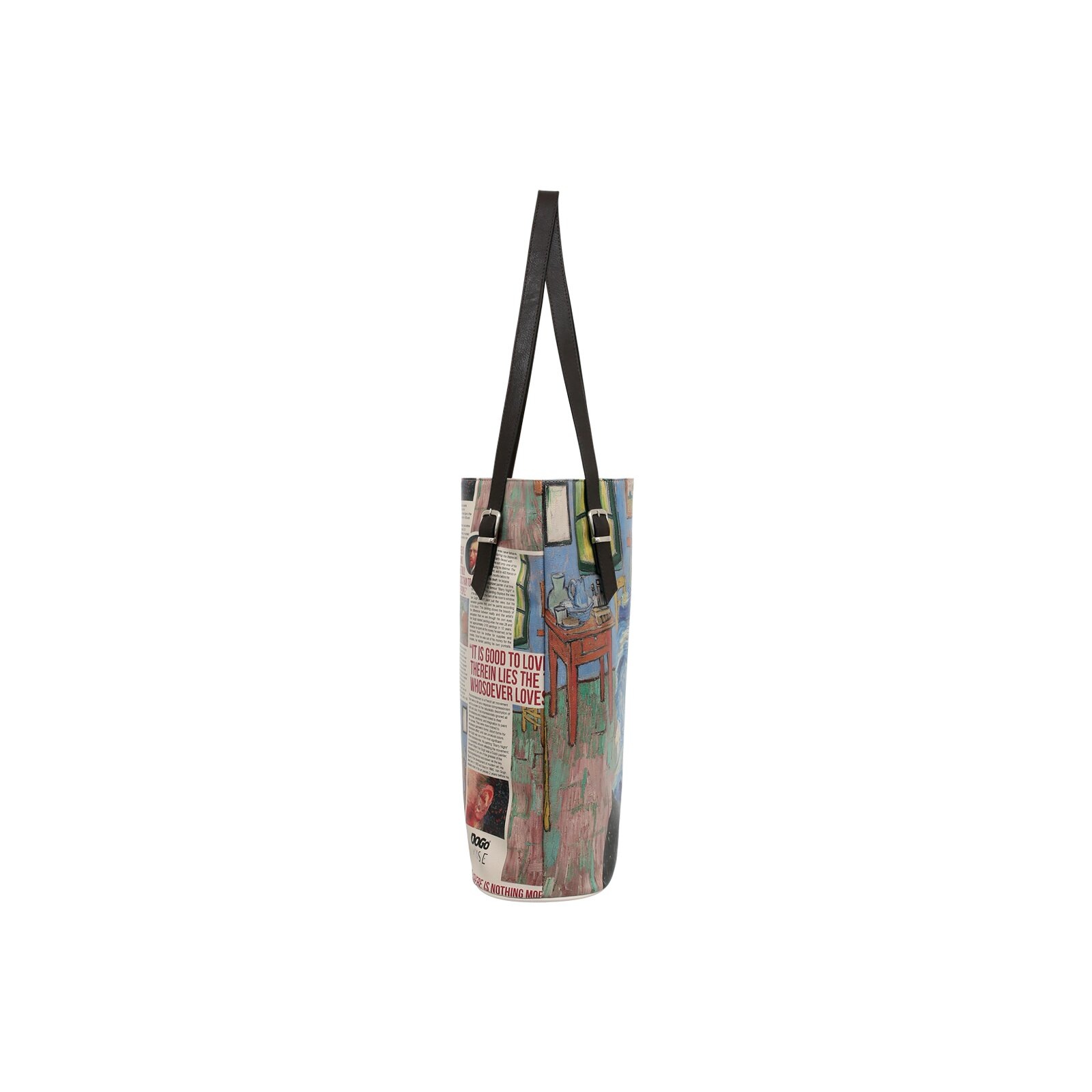 DOGO Outdoorsandale »Dogo Tall Bag Schultertaschevincent Van Gogh Lost Mind Damen«, Handgefertigt