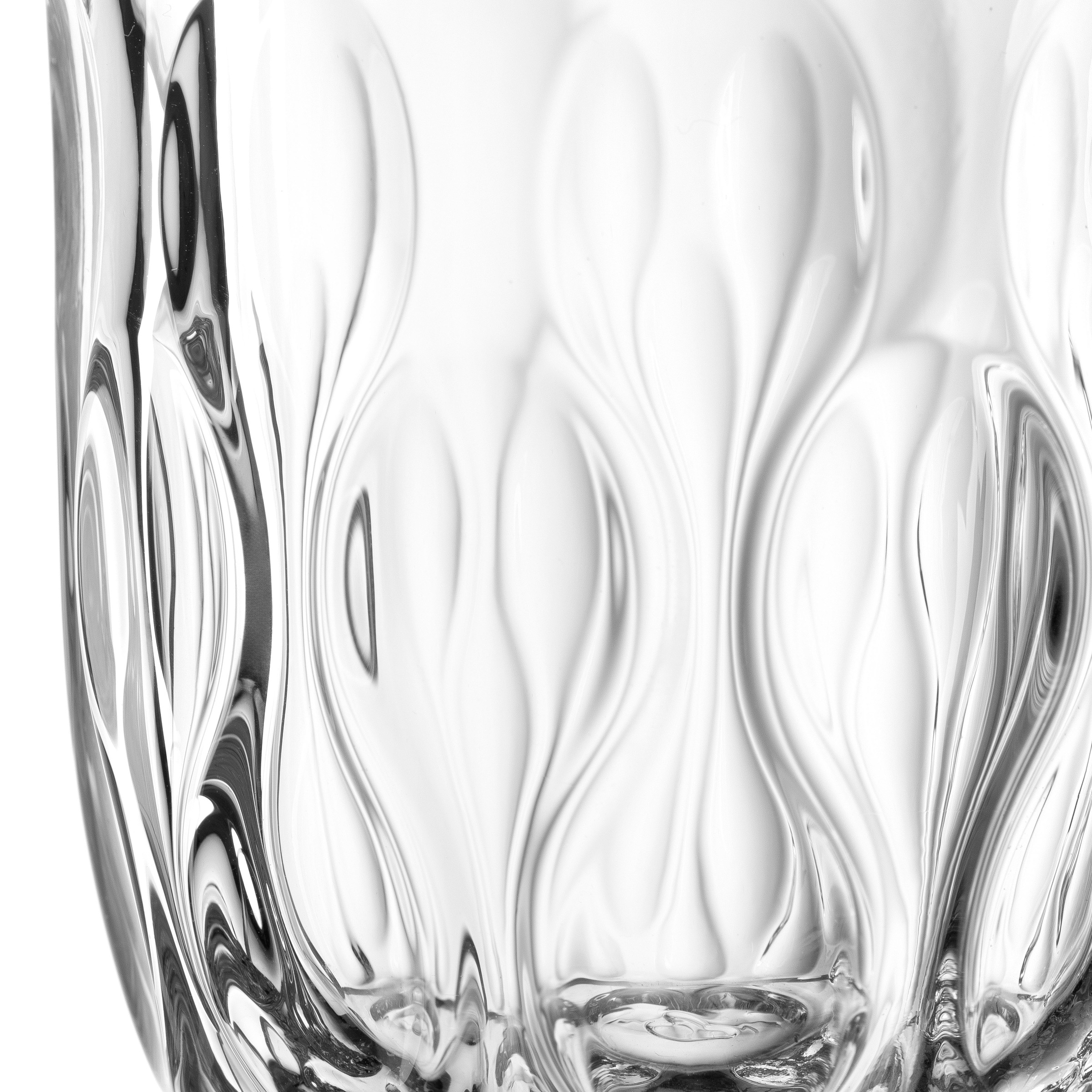 LEONARDO Latte-Macchiato-Glas »GOCCE, 380 ml, 6er-Set«, (Set, 6 tlg.), 3. Variante, mit Tropfenrelief