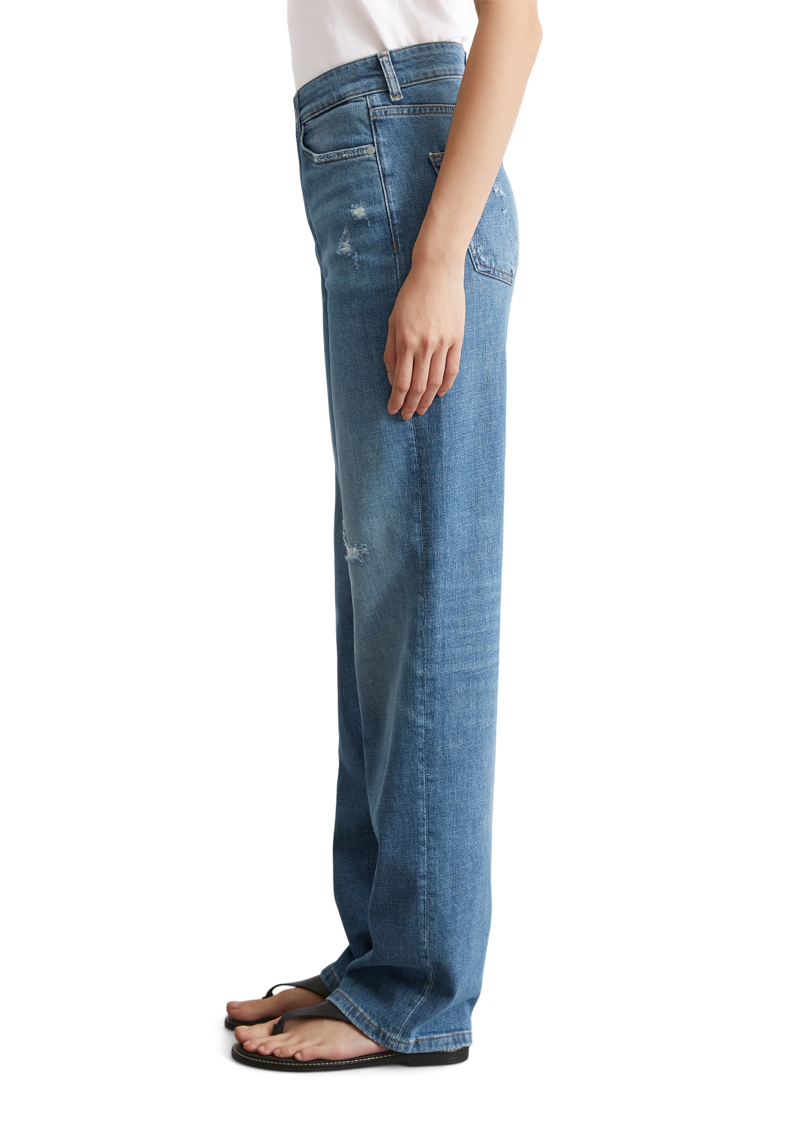 Marc O'Polo Straight-Jeans »aus Organic-Cotton-Hanf-Mix«