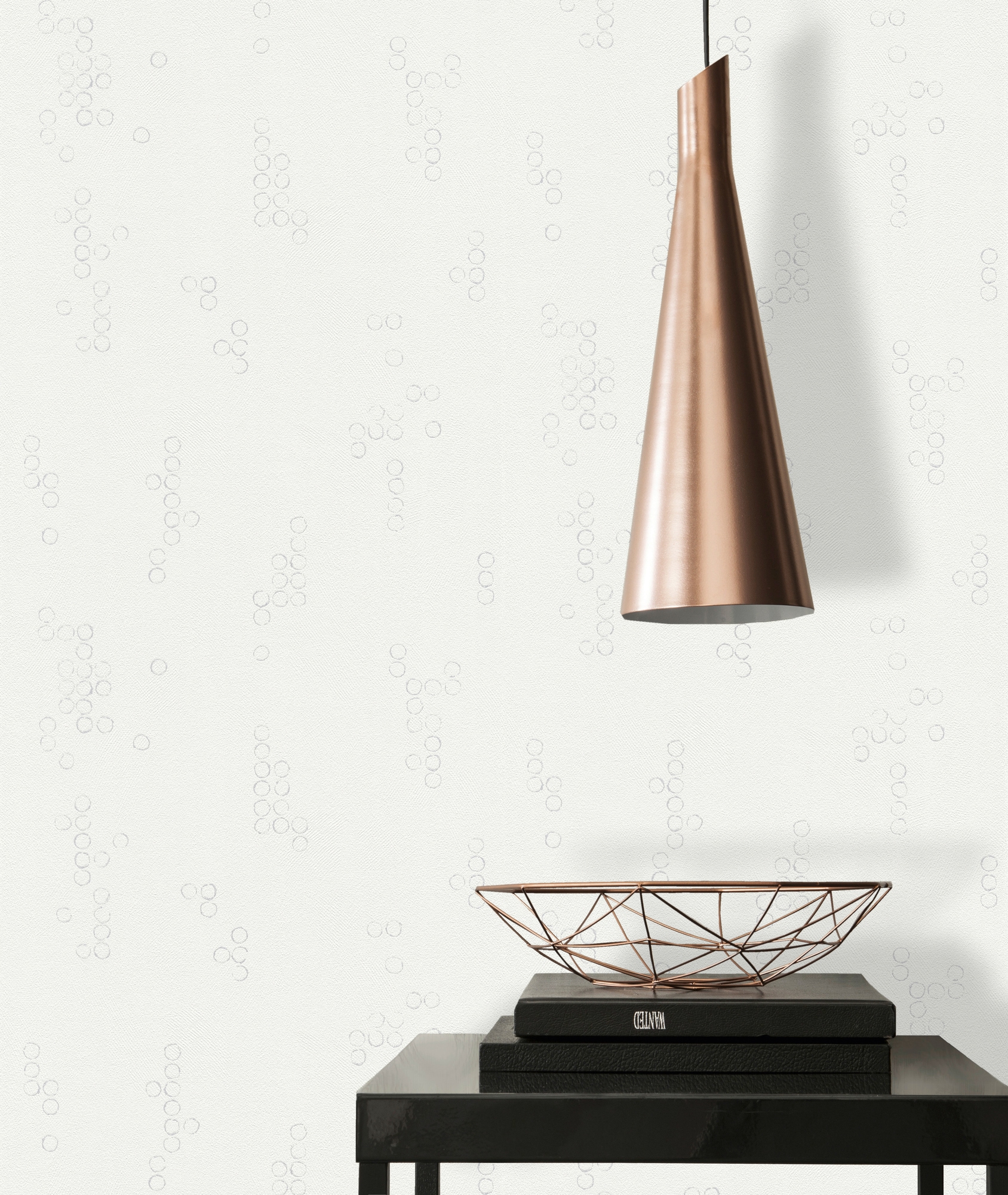 A.S. Création Vliestapete »Attractive«, natürlich-grafisch-geometrisch, Tapete Punkte Tapeten Wohnzimmer Schlafzimmer Küche modern Flur Design