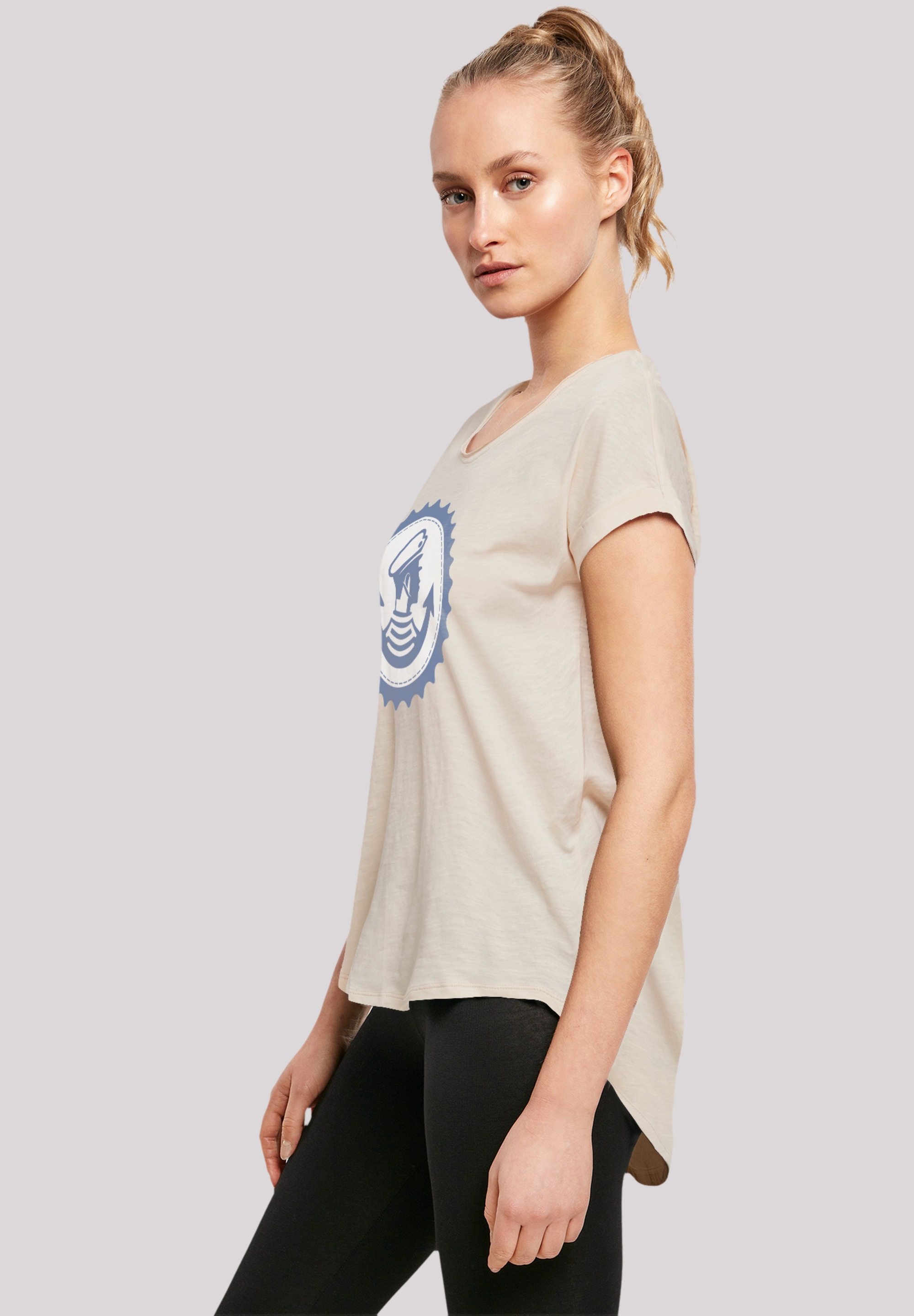 F4NT4STIC T-Shirt »Knut und Jan Hamburg with Ladies Long Slub Tee«, Print