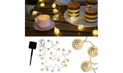Pauleen LED-Lichterkette »Sunshine Glamour, Weihnachtsdeko aussen«, 20 St.-flammig,... kaufen