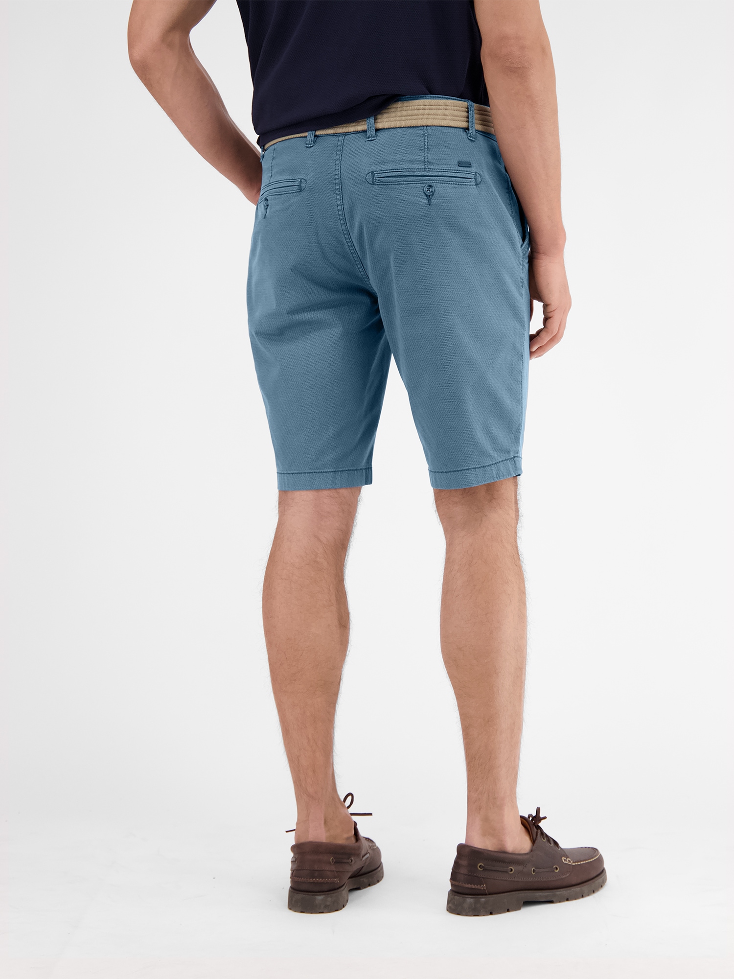 LERROS Bermudas »LERROS Chino-Bermuda mit Gürtel«, (Set)