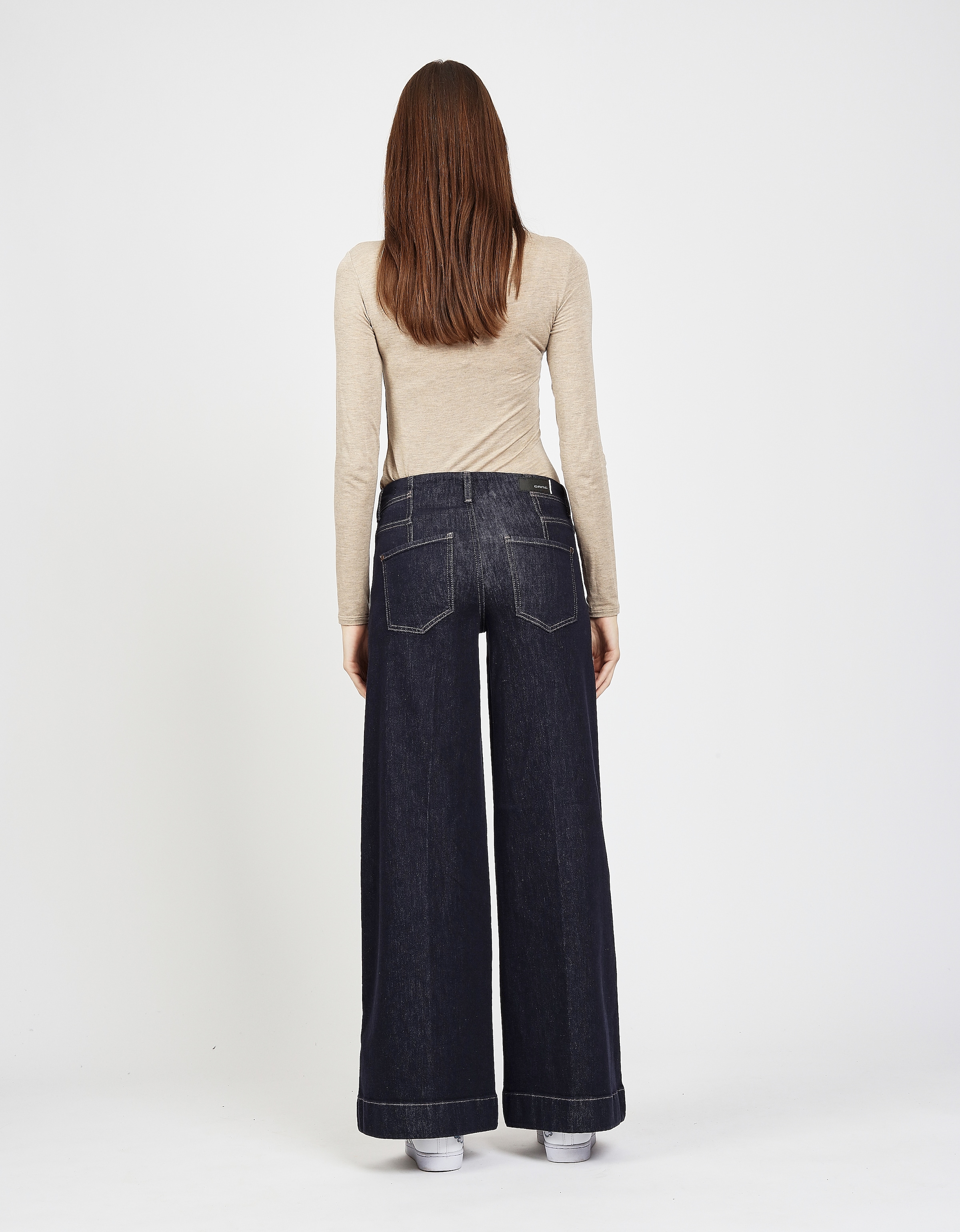 GANG Weite Jeans »94POPPY PALAZZO«, High Waist, mit Hakenverschluss