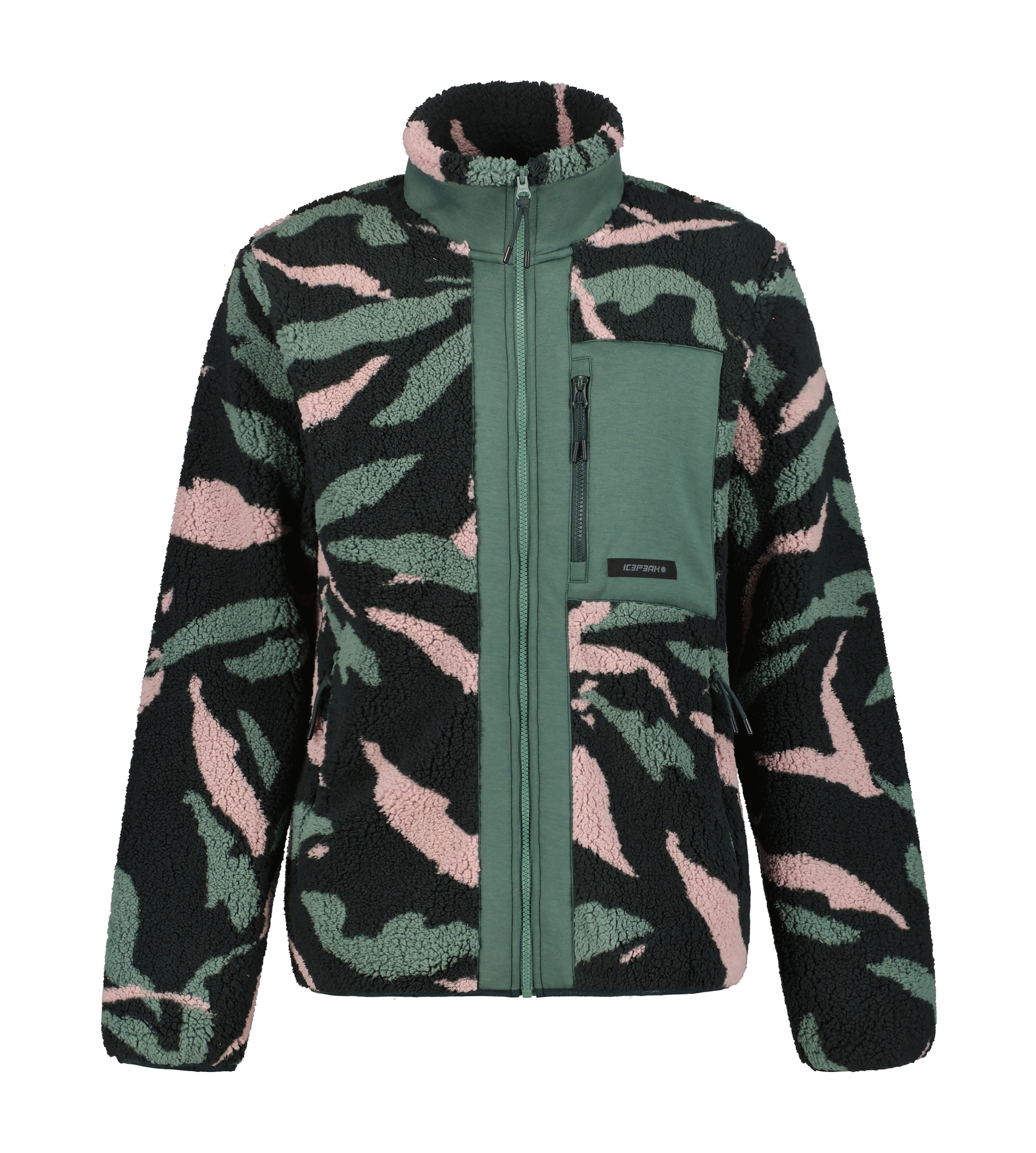 Icepeak Fleecejacke "ARDESE" mit zwei Reißverschlusstaschen vorne