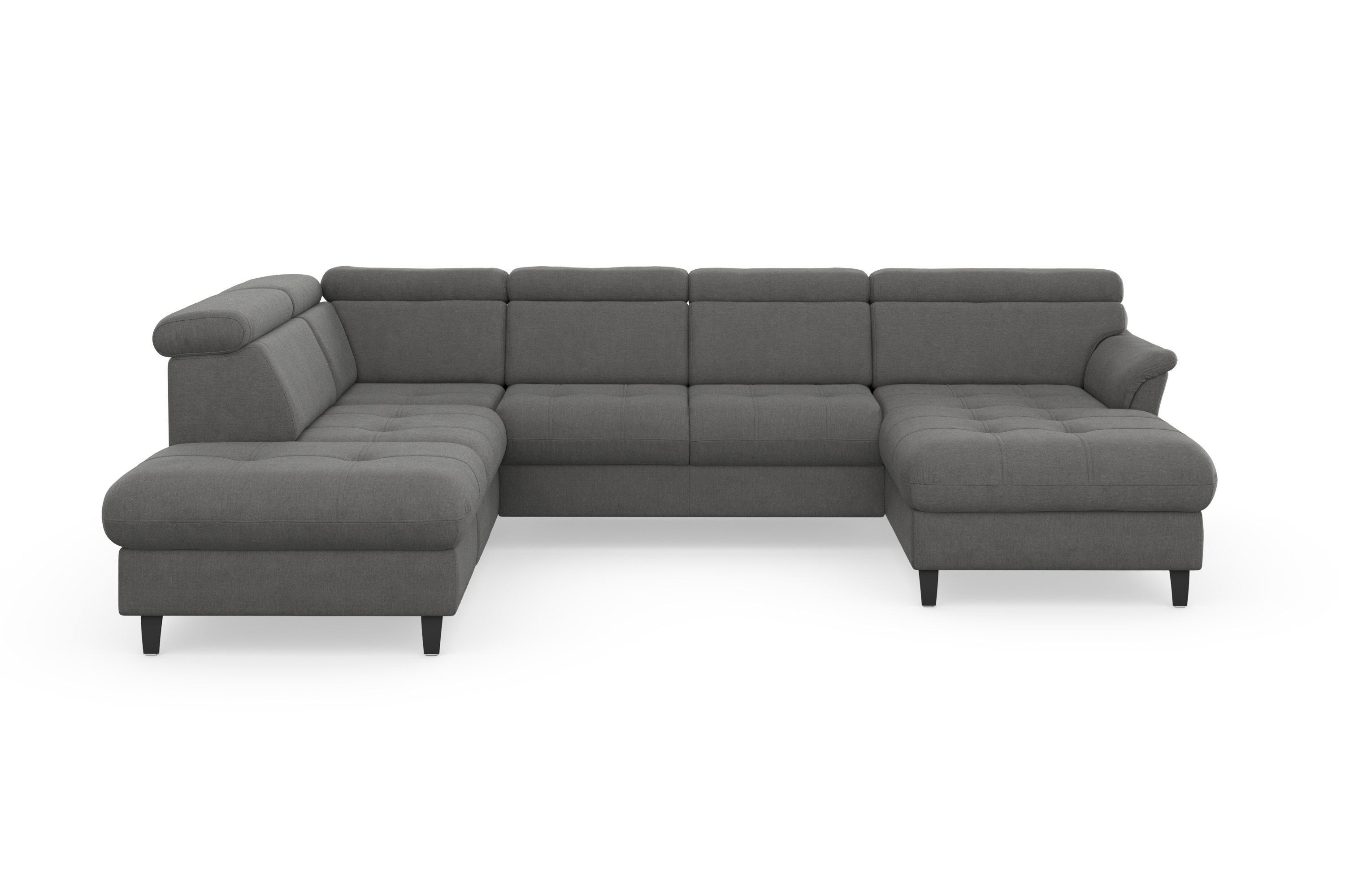 sit&more Wohnlandschaft "Marano U-Form" inklusive Kopfteilverstellung, optional Schlaffunktion & Bettkasten