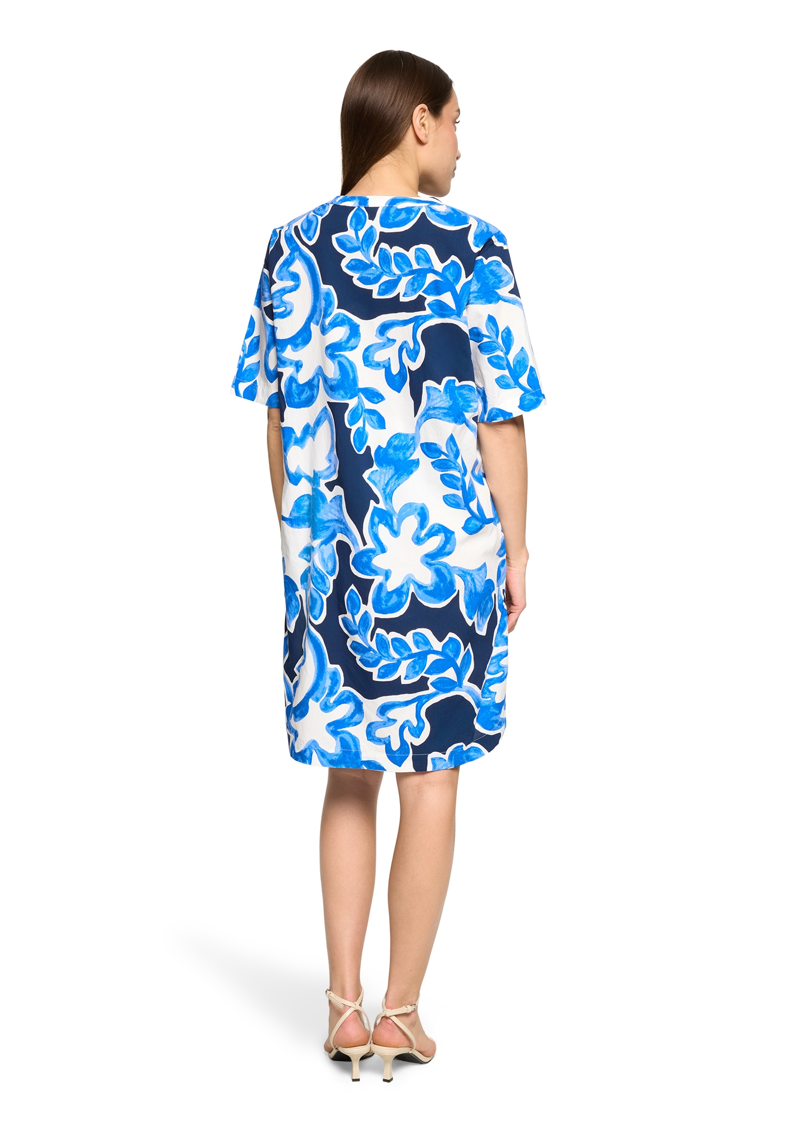 Betty&Co Hemdblusenkleid »Damen mit Print« Nahttasche