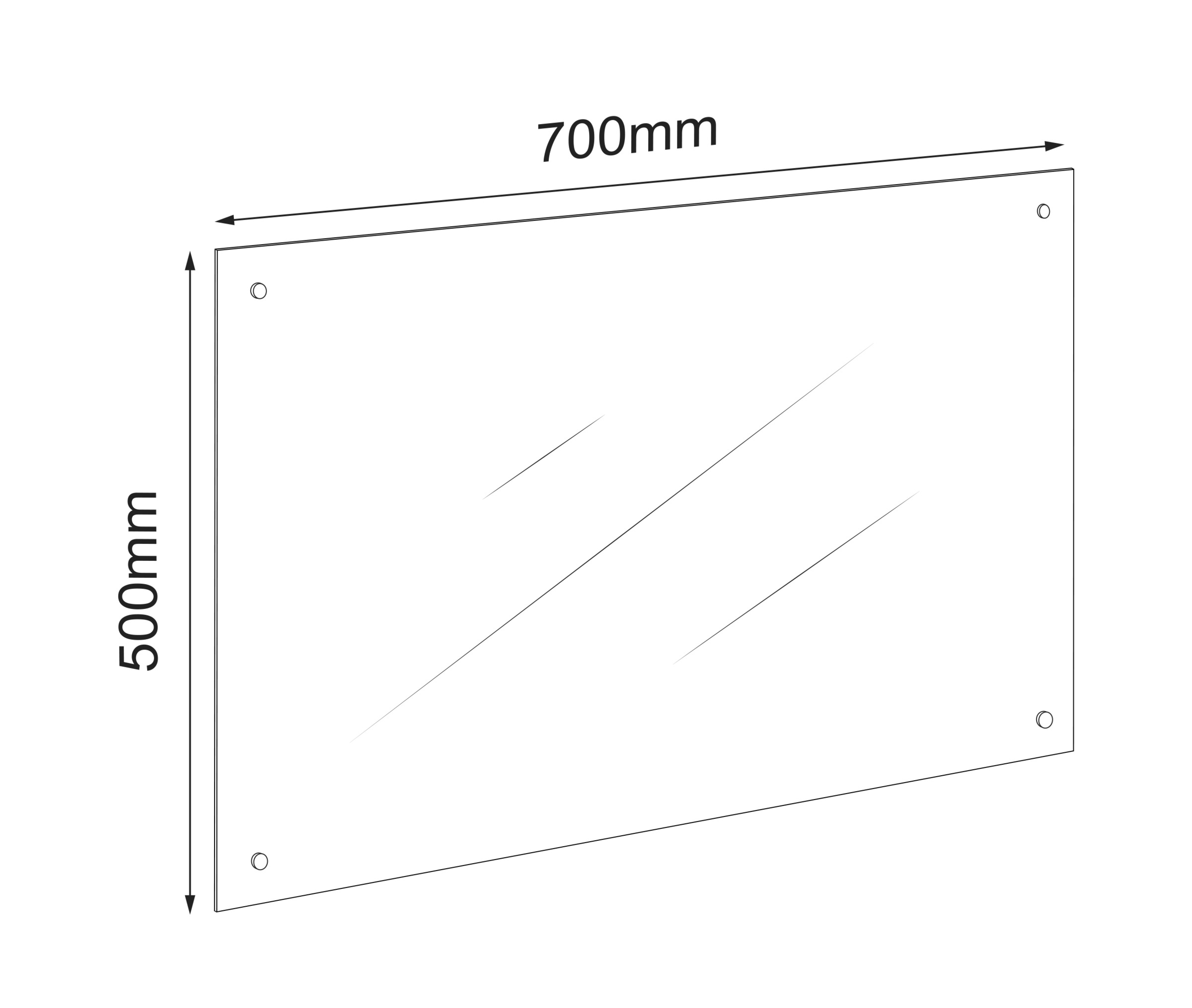 VCM Spritzschutz »Küchenrückwand Herd Spritzschutz 70 x 50 cm Esilo«