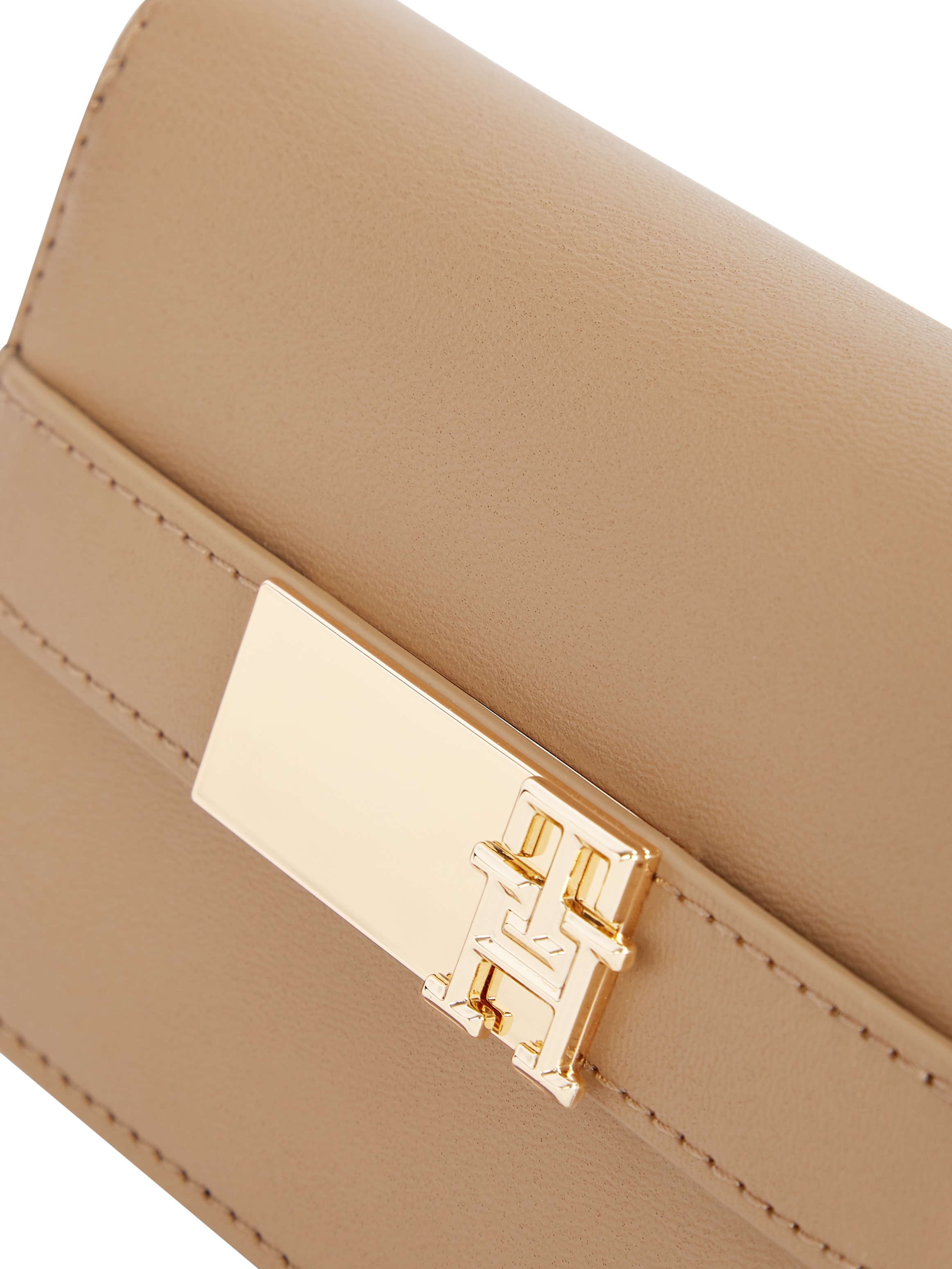 Tommy Hilfiger Geldbörse »TH HERITAGE SLIM MED WALLET«, Geldbeutel, Portemonnaie, Damenbörse mit edlem Logo-Emblem