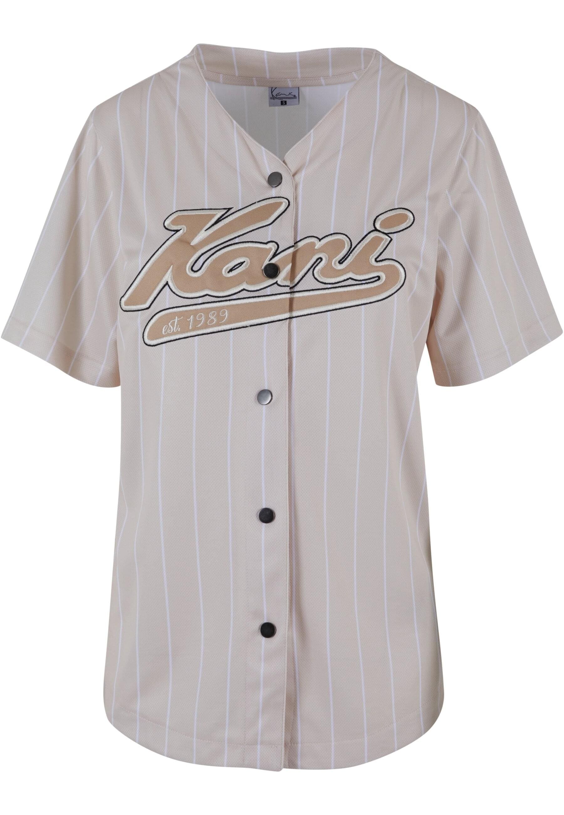 Karl Kani Langarmhemd "Karl Kani Damen KW233-035-1 KK Varsity Pinstripe Bas günstig online kaufen