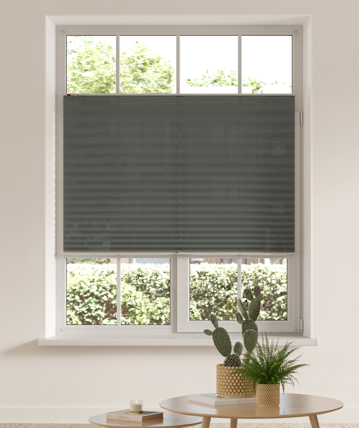 OTTO home Plissee "DAHRA - in Crush-Optik" Lichtschutz ohne Bohren verspannt Fixmaß, Bestseller mit Klemmträger, Sonnenschutz, für Fenster & Tür
