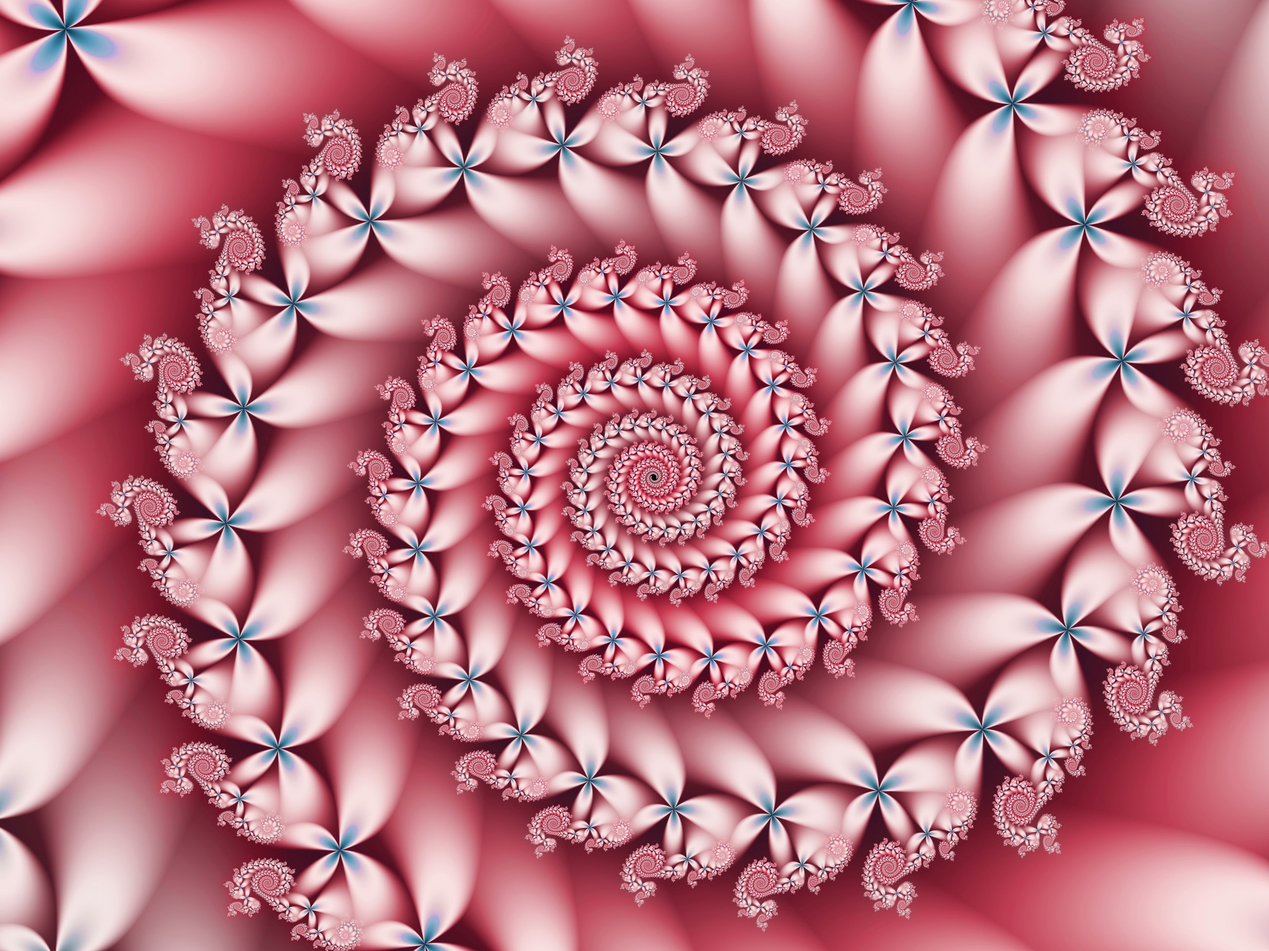 Papermoon Fototapete "FRACTAL SPIRALE-ABSTRAKT DESIGN MUSTER DEKOR FANTASIE"