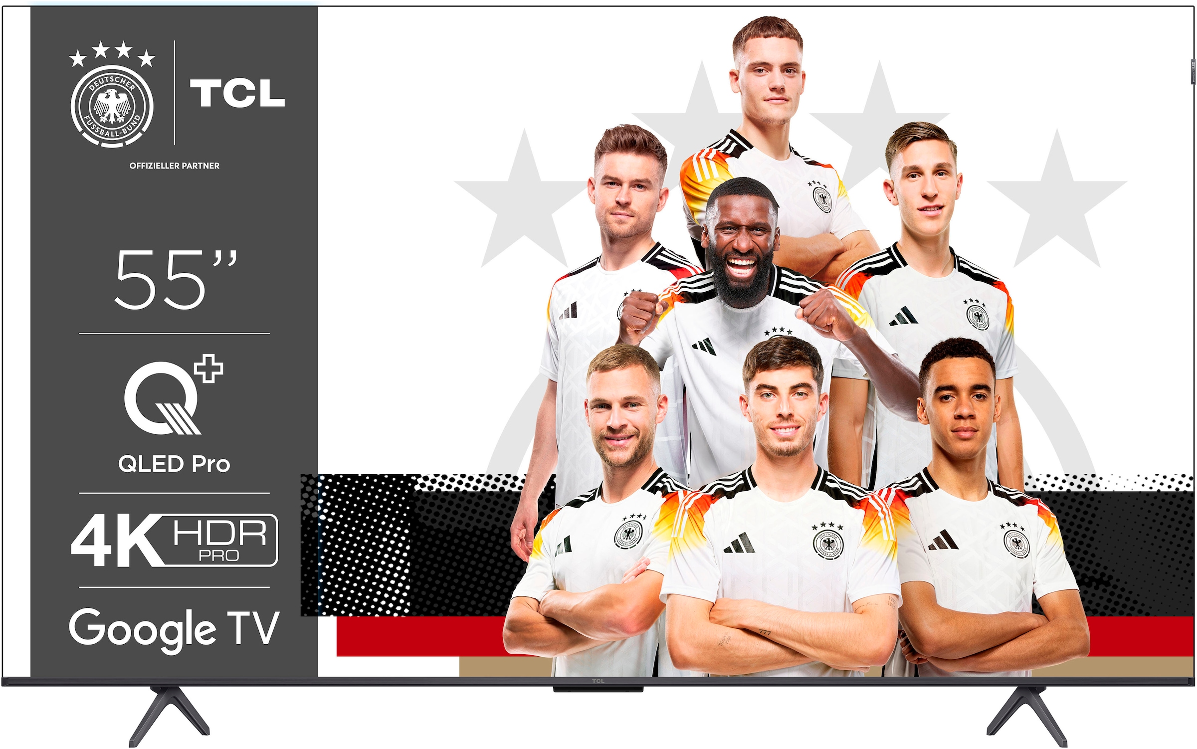 TCL QLED-Fernseher »55C61BX1«, 4K Ultra HD, Smart-TV, Multi HDR, Dolby Vision, Apple TV, HDMI 2.1, ONKYO Sound