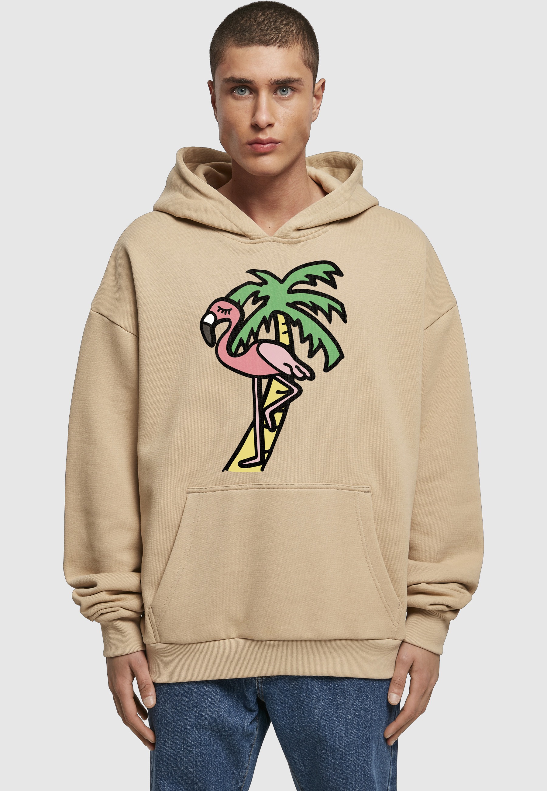 MisterTee Kapuzensweatshirt »MisterTee Flamingo Hoodie«, 1 Stk.
