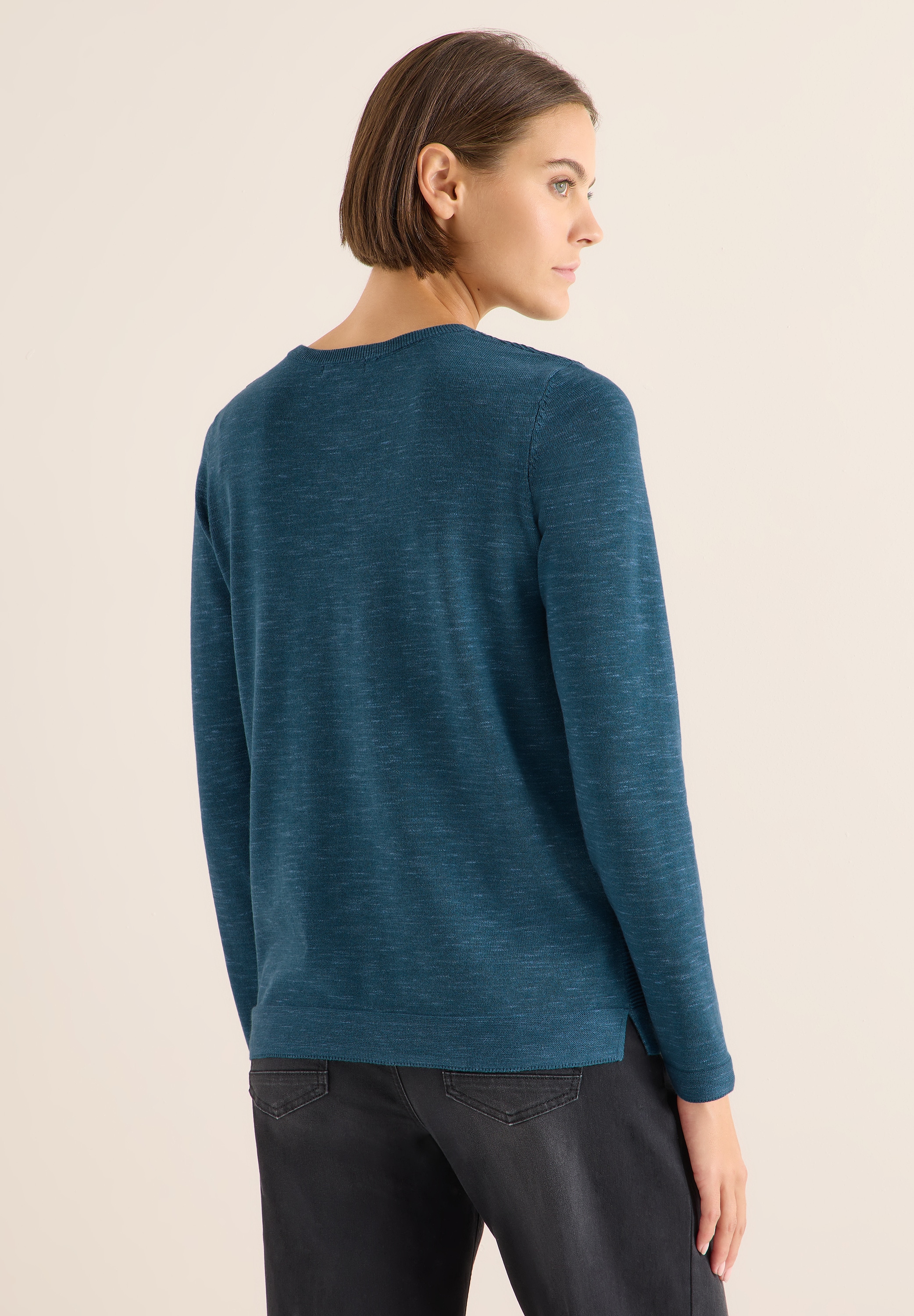 Cecil Strickpullover, mit Rundhalsausschnitt