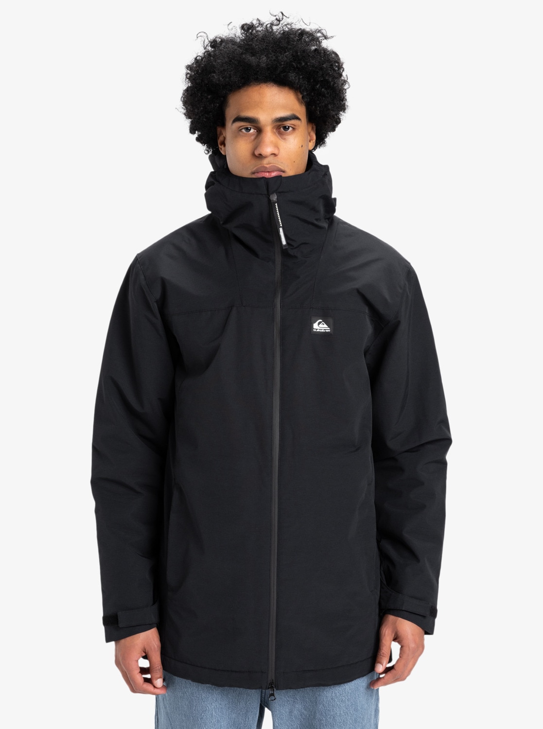 Quiksilver Langmantel "OVERCAST 3K PARKA" wasserabweisendes Material, atmungsaktiv, aus Baumwolle und Nylon