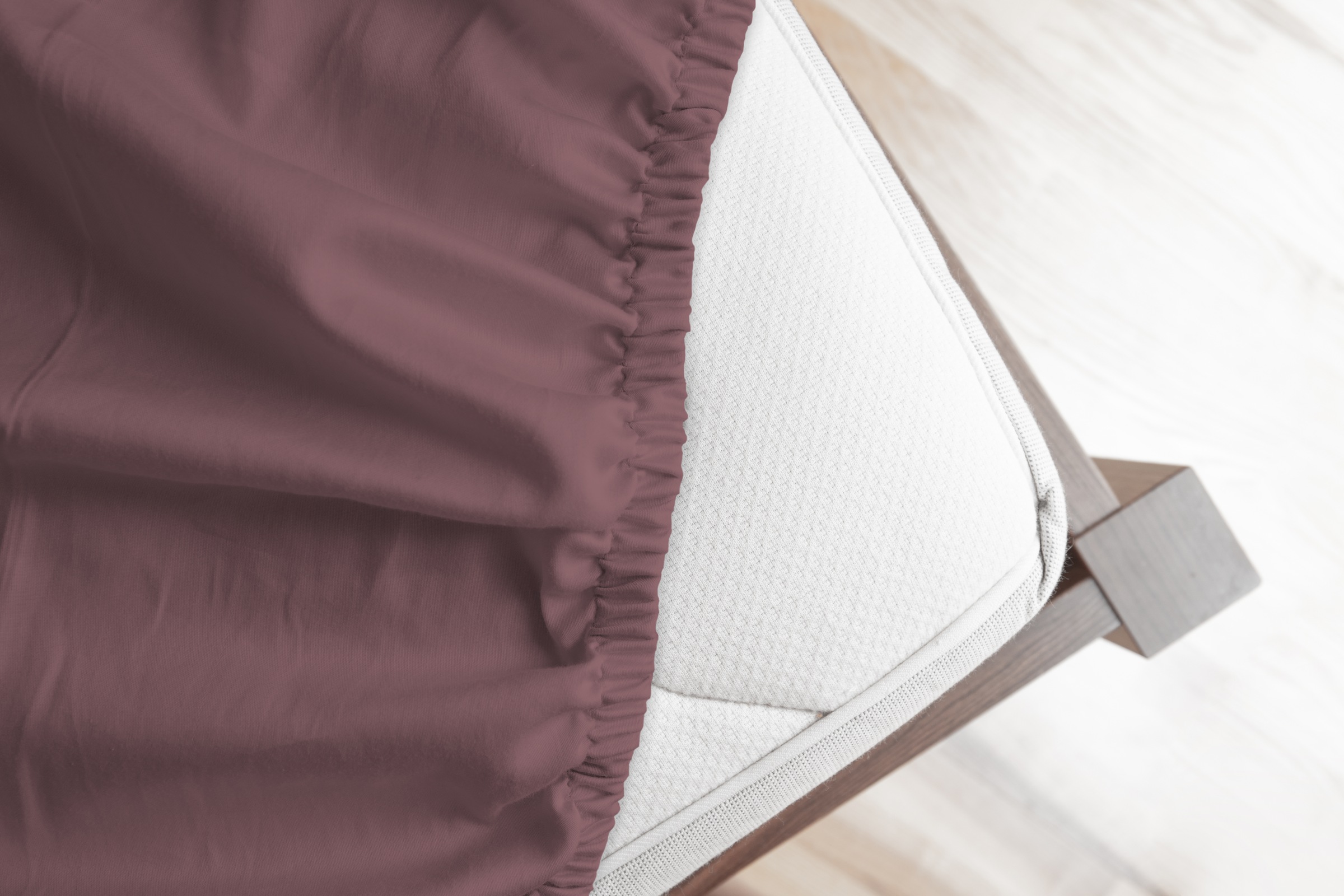 Thumbnail - hip Spannbettlaken "Hip in Gr. 90x200, 140x200 oder 180x200 cm" 100% Baumwolle, Mako-Satin, Rundumgummi, bis 25 cm Höhe