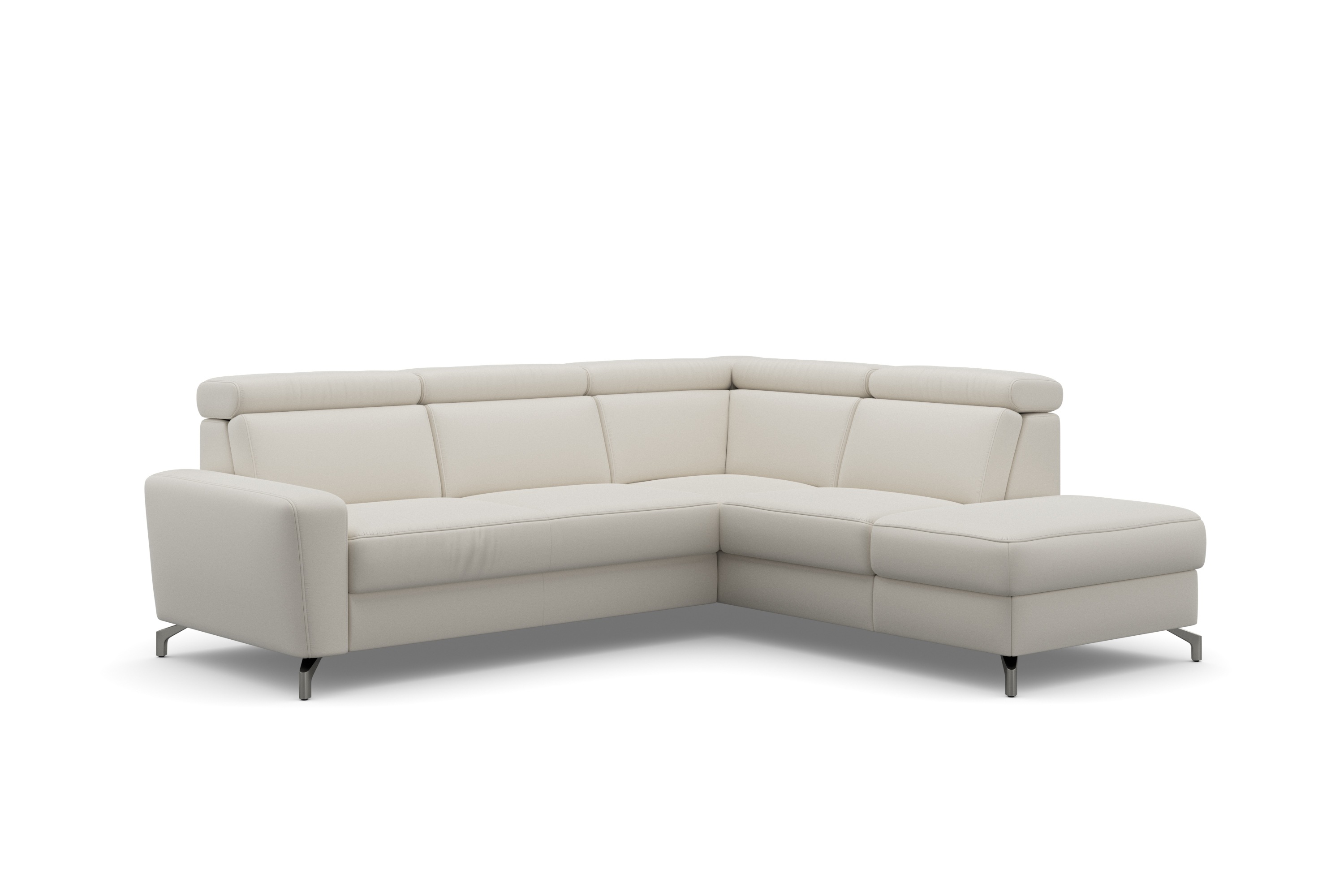 Thumbnail - sit&more Ecksofa "Scarlett L-Form" inklusive Kopfteilverstellung, wahlweise mit Bettfunktion, Bettkasten