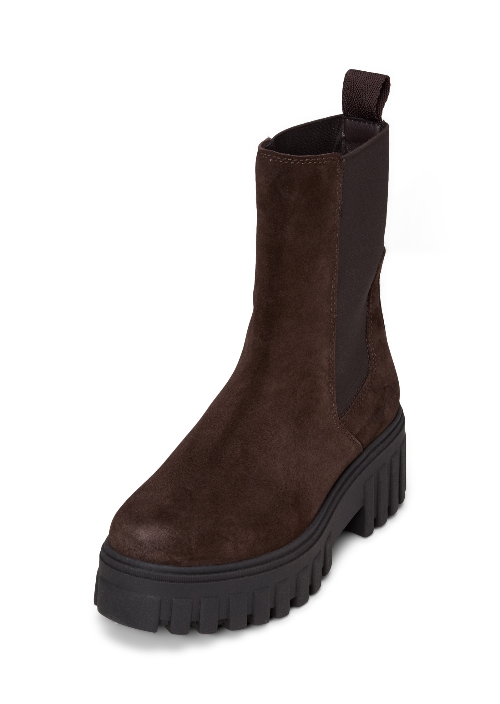 Marc O'Polo Chelseaboots »Model Vala 5«  Stiefelette, Plateauboots mit Stretcheinsatz