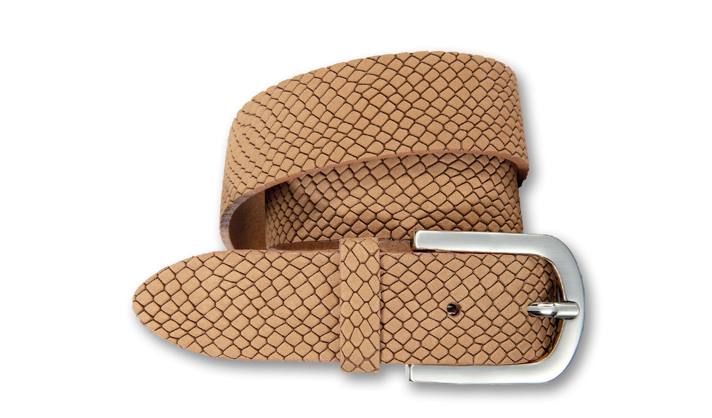 Silbergift Ledergürtel "Ledergürtel mit stylischer Animal-Prägung"