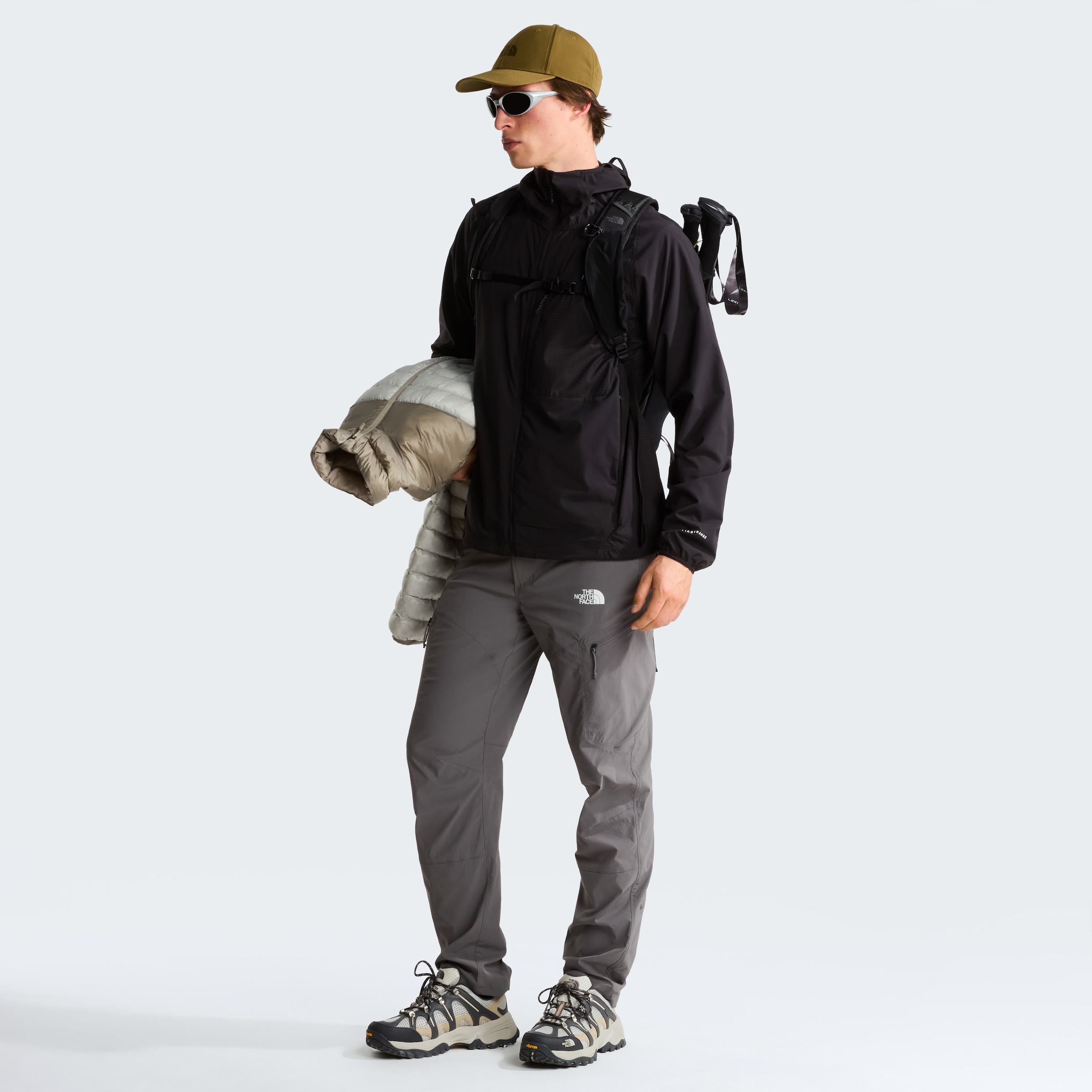 The North Face Trainingsjacke »M LIGHTRANGE WOVEN JACKET« für Erwachsene, mit sportlichem Stil, leichtes Tragegefühl