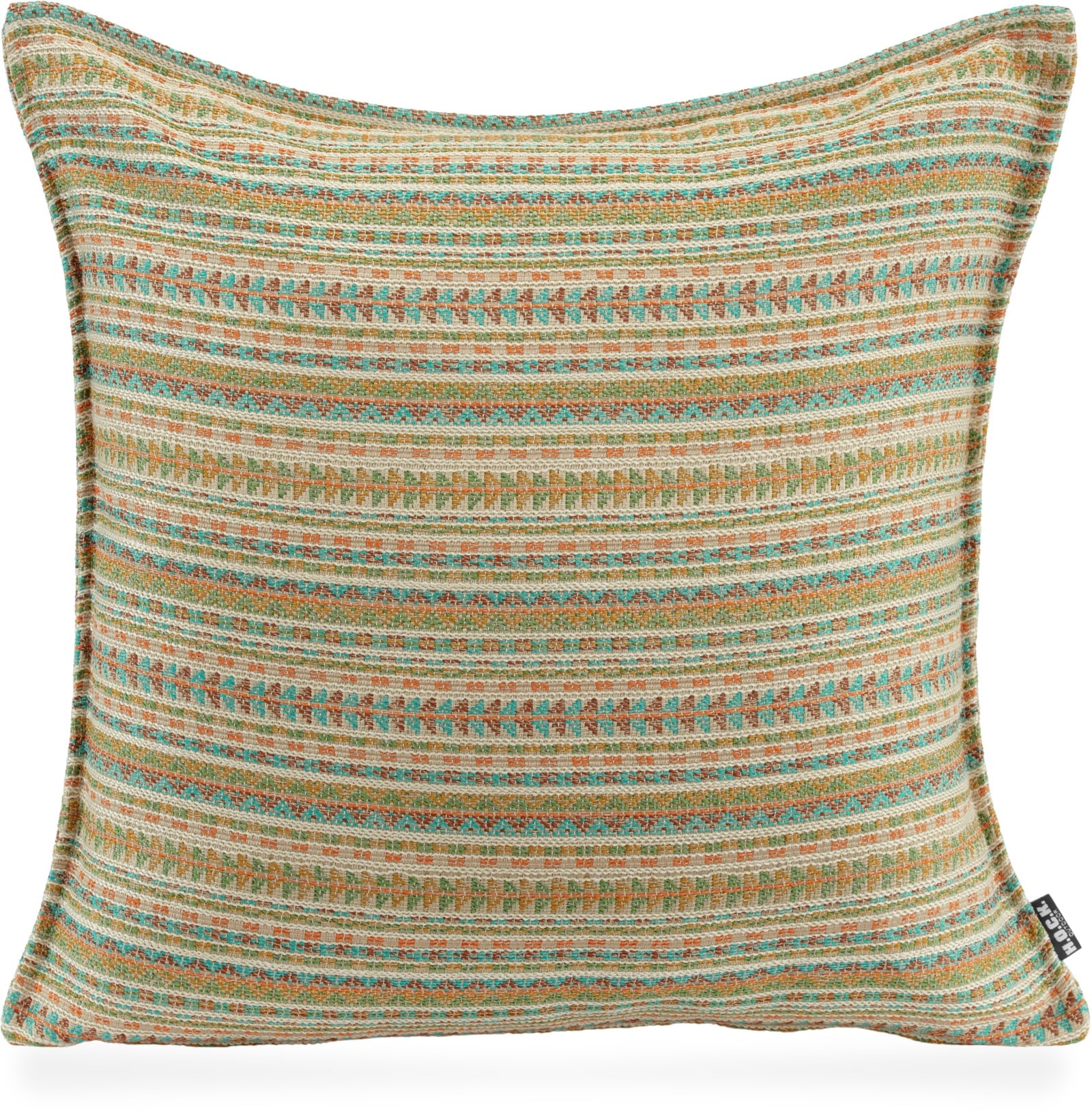 H.O.C.K. Dekokissen "Amara" Outdoorkissen inkl. Füllung, 50x50cm, Dekokissen, Streifen, aqua green