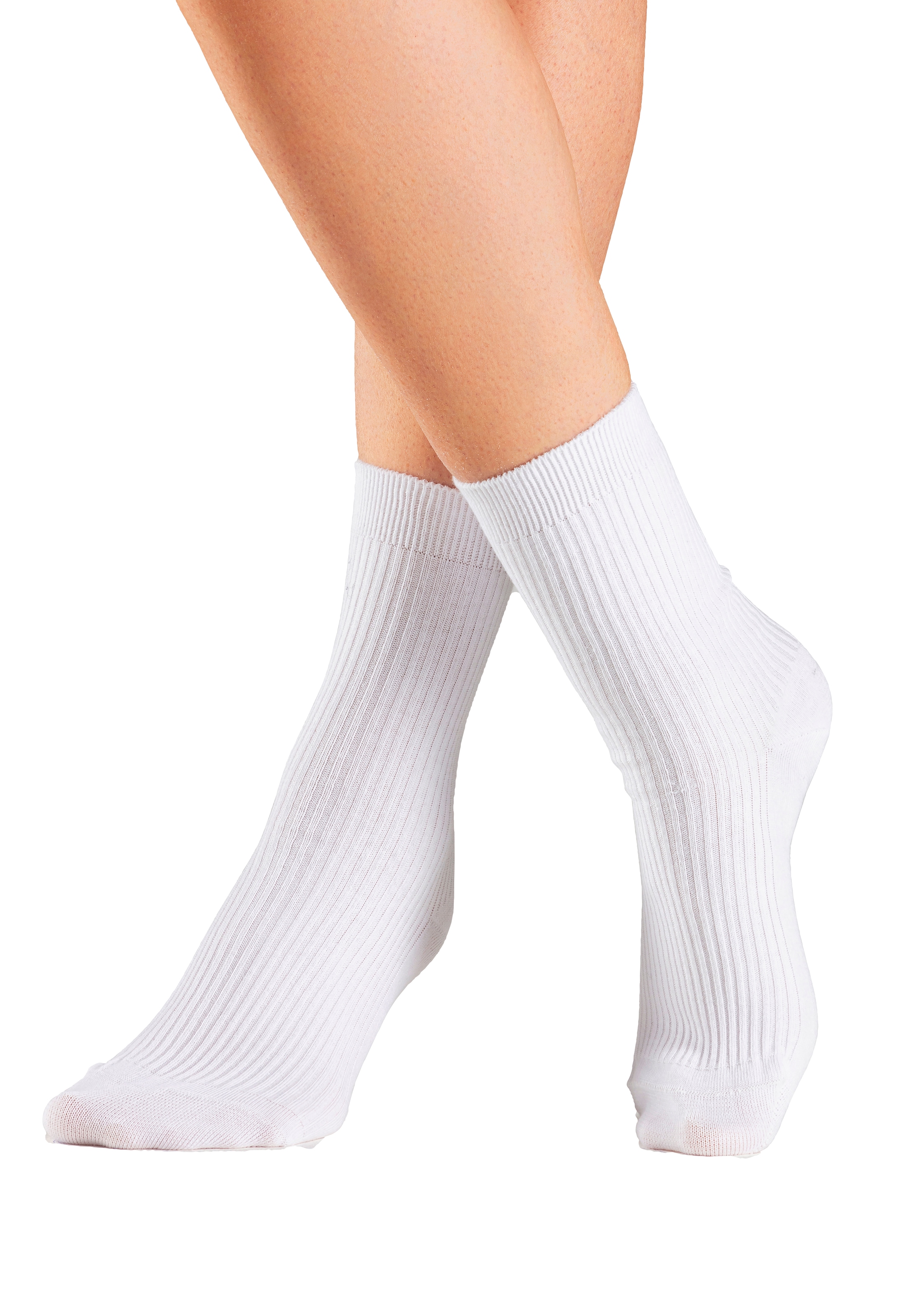 Lavana Basicsocken, (Packung, 5 Paar), mit feiner Rippe