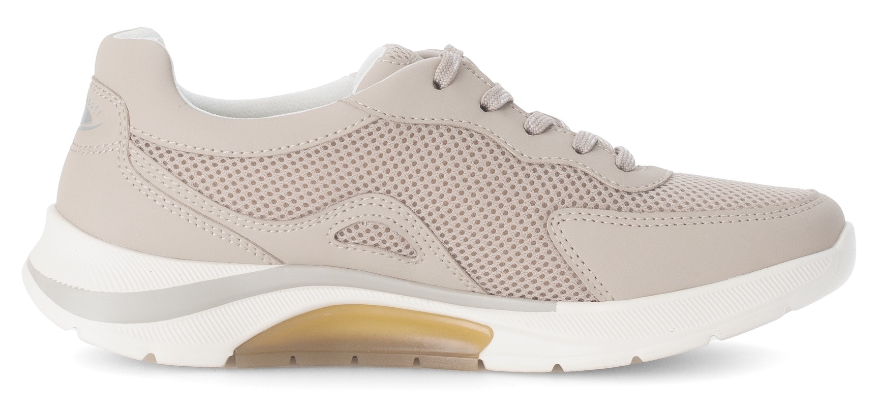 Gabor Rollingsoft Keilsneaker, Freizeitschuh, Halbschuh, Schnürschuh mit Wechselfußbett