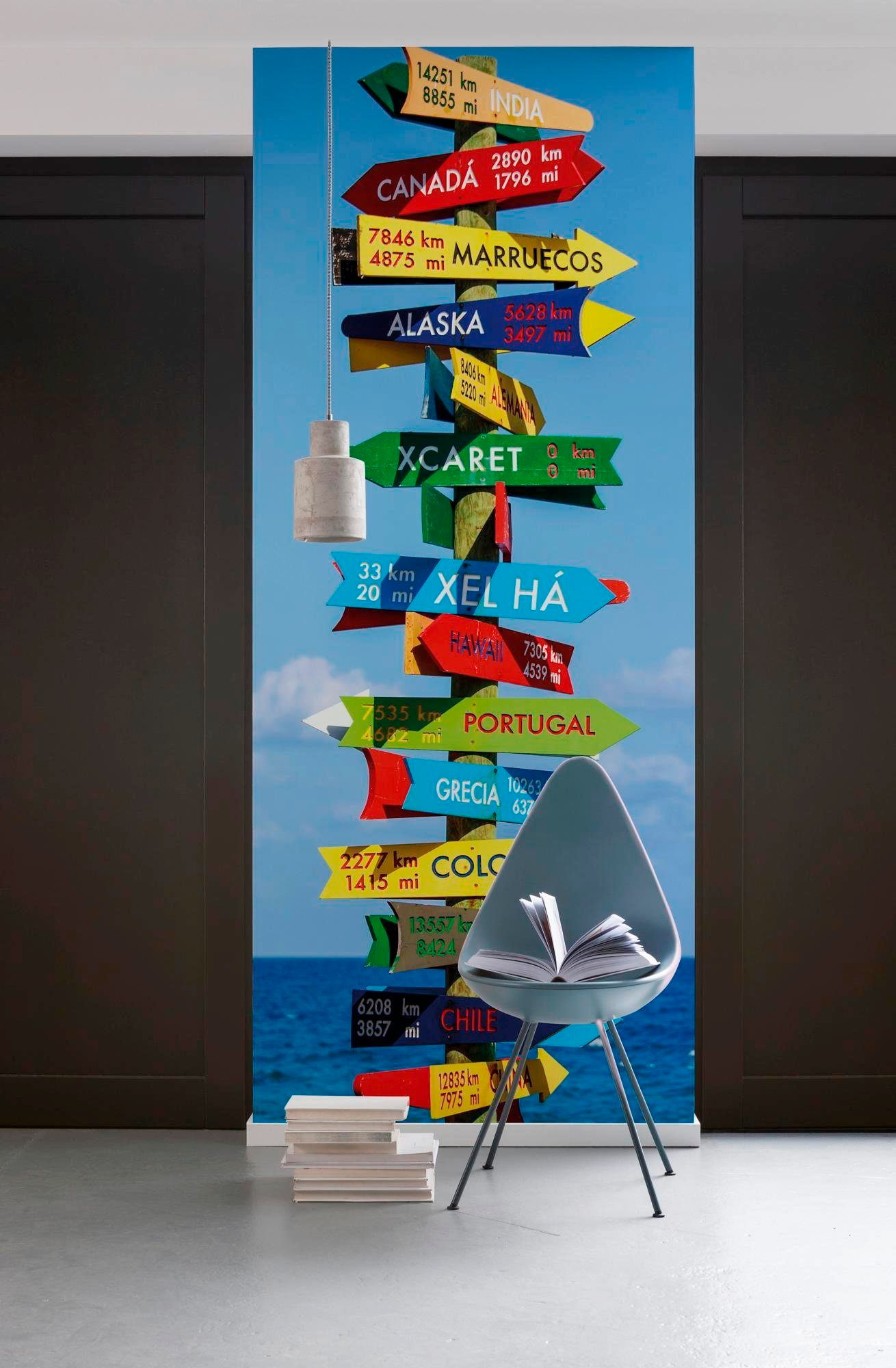 Komar Vliestapete »Digitaldruck Vlies -  Donde - Größe 100 x 280 cm« bedruckt glatt Wohnzimmer, Schlafzimmer