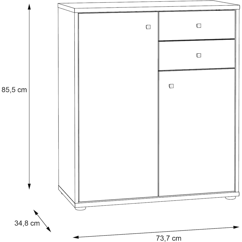 FORTE Kommode »Tempra«