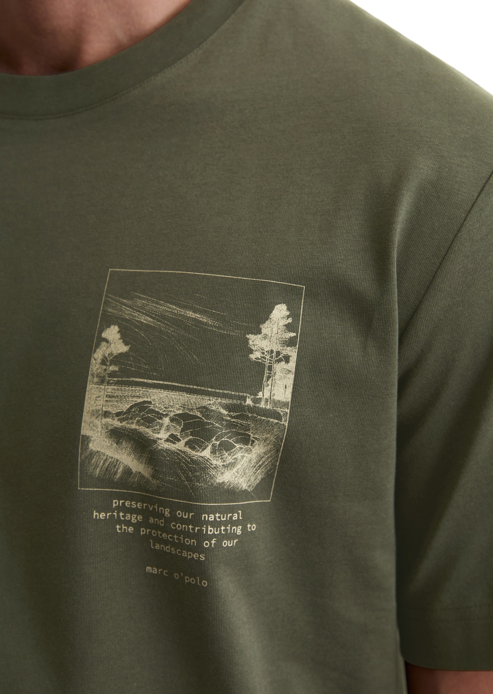 Marc O'Polo T-Shirt »mit Nature-Print«