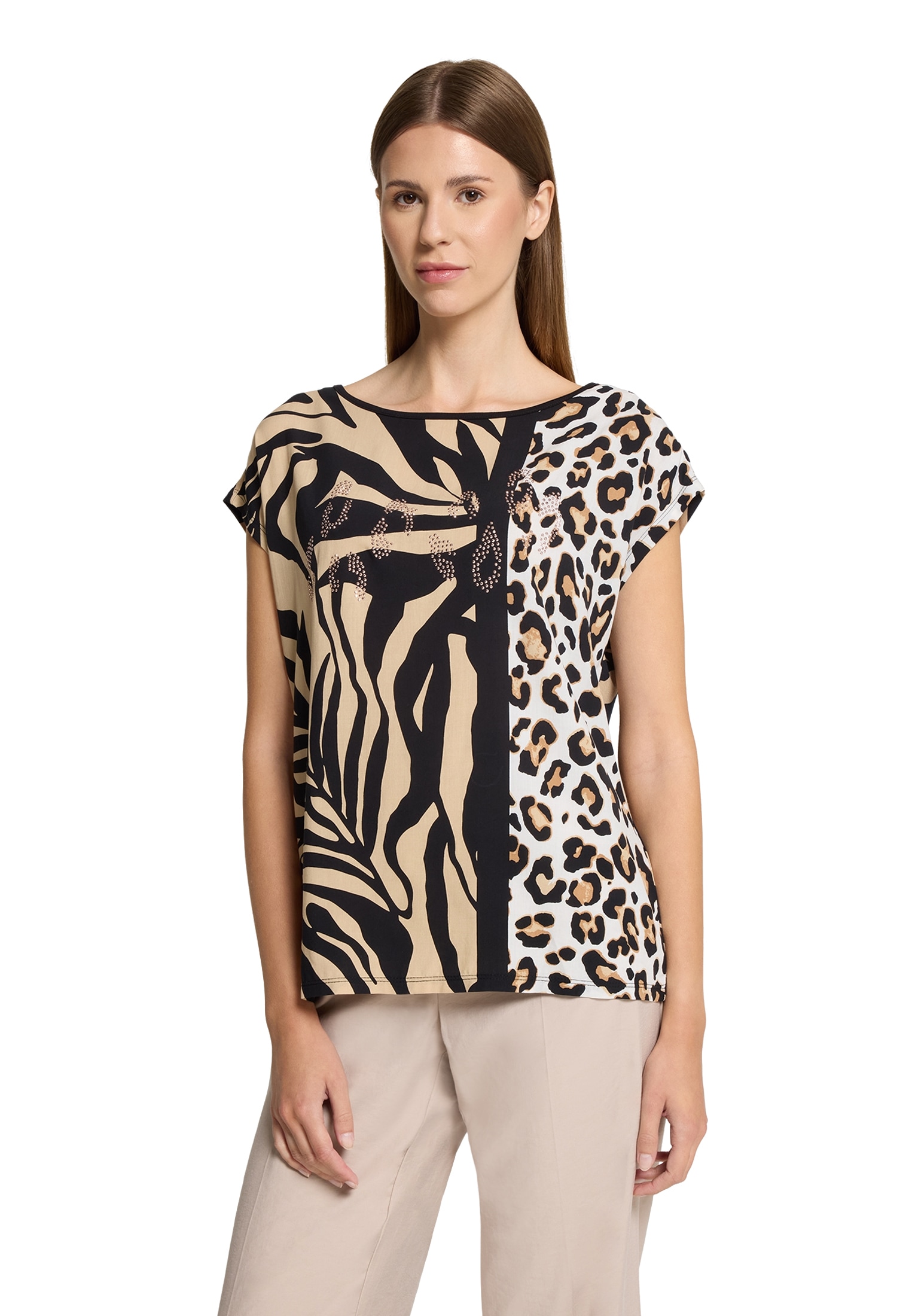 Betty Barclay Kurzarmshirt "Betty Barclay Damen Casual-Shirt mit Aufdruck", günstig online kaufen