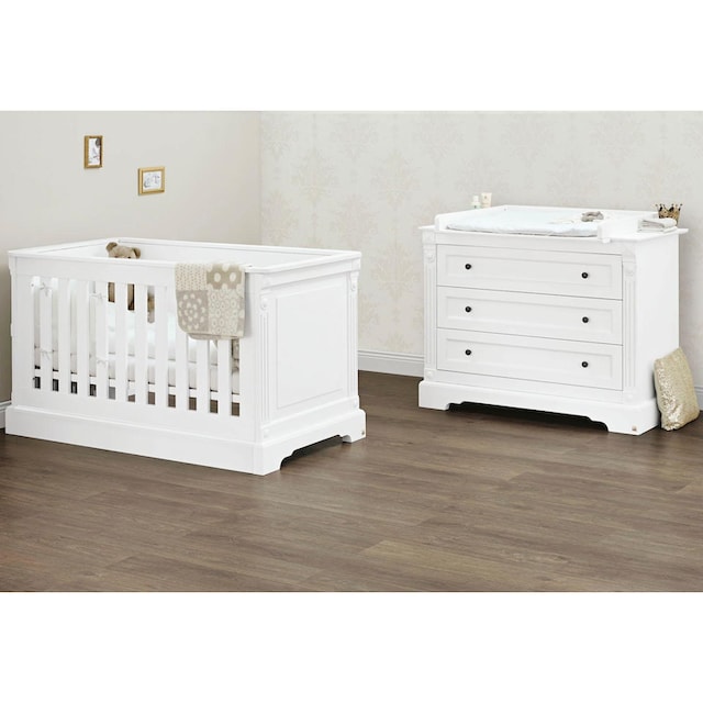 Pinolino® Babymöbel-Set, (Spar-Set, 2 St., Kinderbett, Wickelkommode),  breit; mit Kinderbett und Wickelkommode | BAUR
