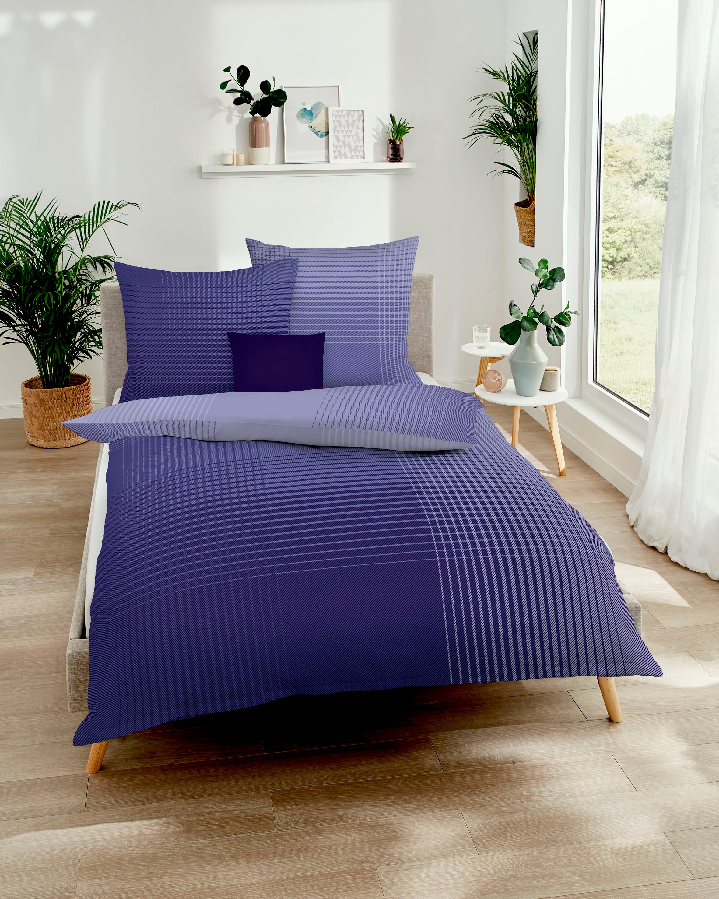 Kaeppel Bettwäsche "Master" 3 Stk. tlg. mit Karomuster günstig online kaufen