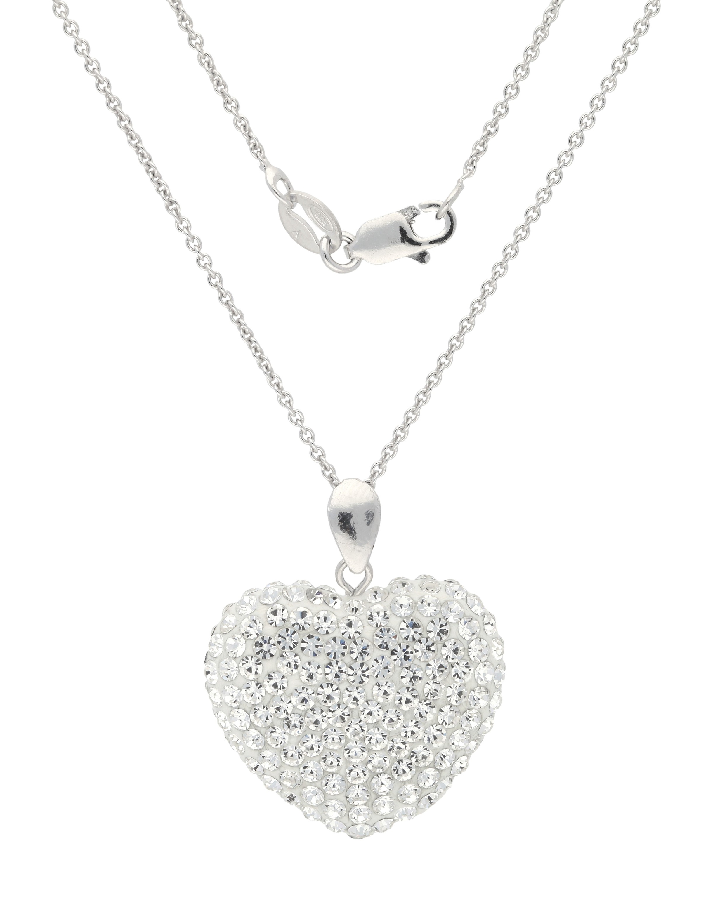 Vivance Sparkling Heart Halskette Silber 925 2