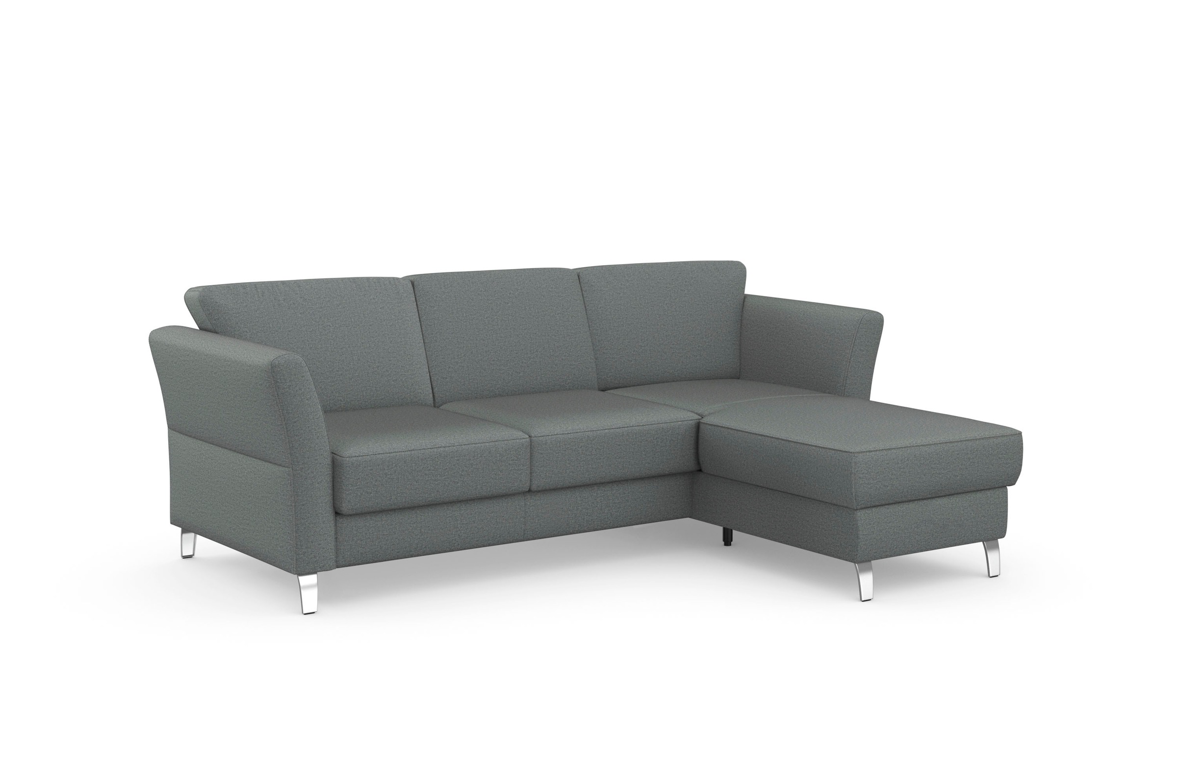 sit&more Ecksofa »Visby L-Form«, wahlweise mit Bettfunktion und Bettkasten, frei im Raum stellbar