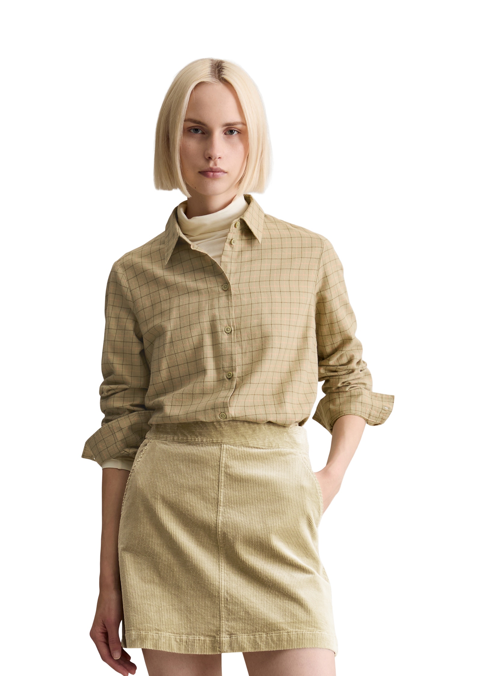 Marc OPolo DENIM Langarmbluse "in softer Flanell-Qualität" günstig online kaufen
