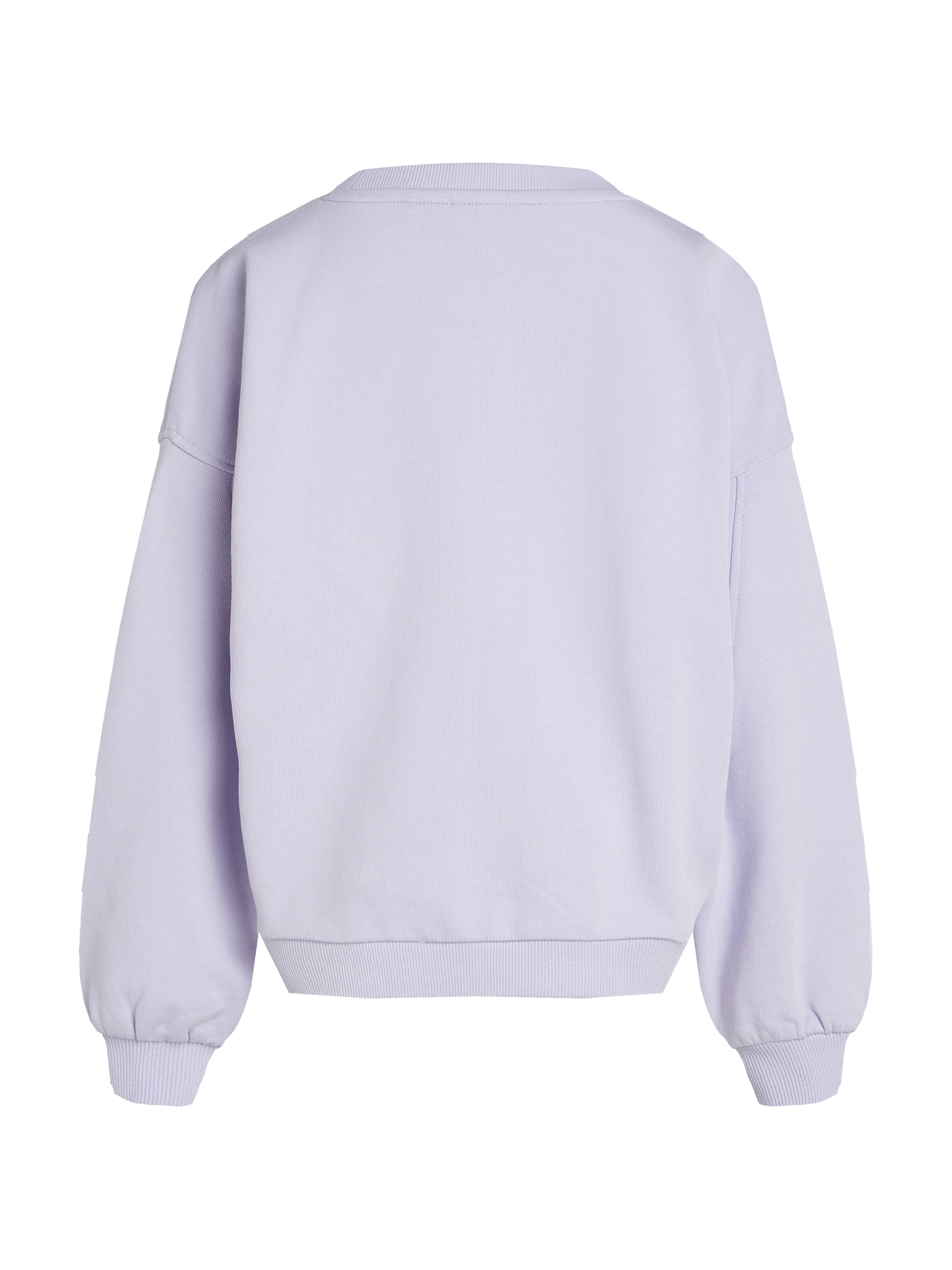 Calvin Klein Jeans Sweatshirt »METALLIC CK LS CN SWEATSHIRT«, mit glitzerndem Logo