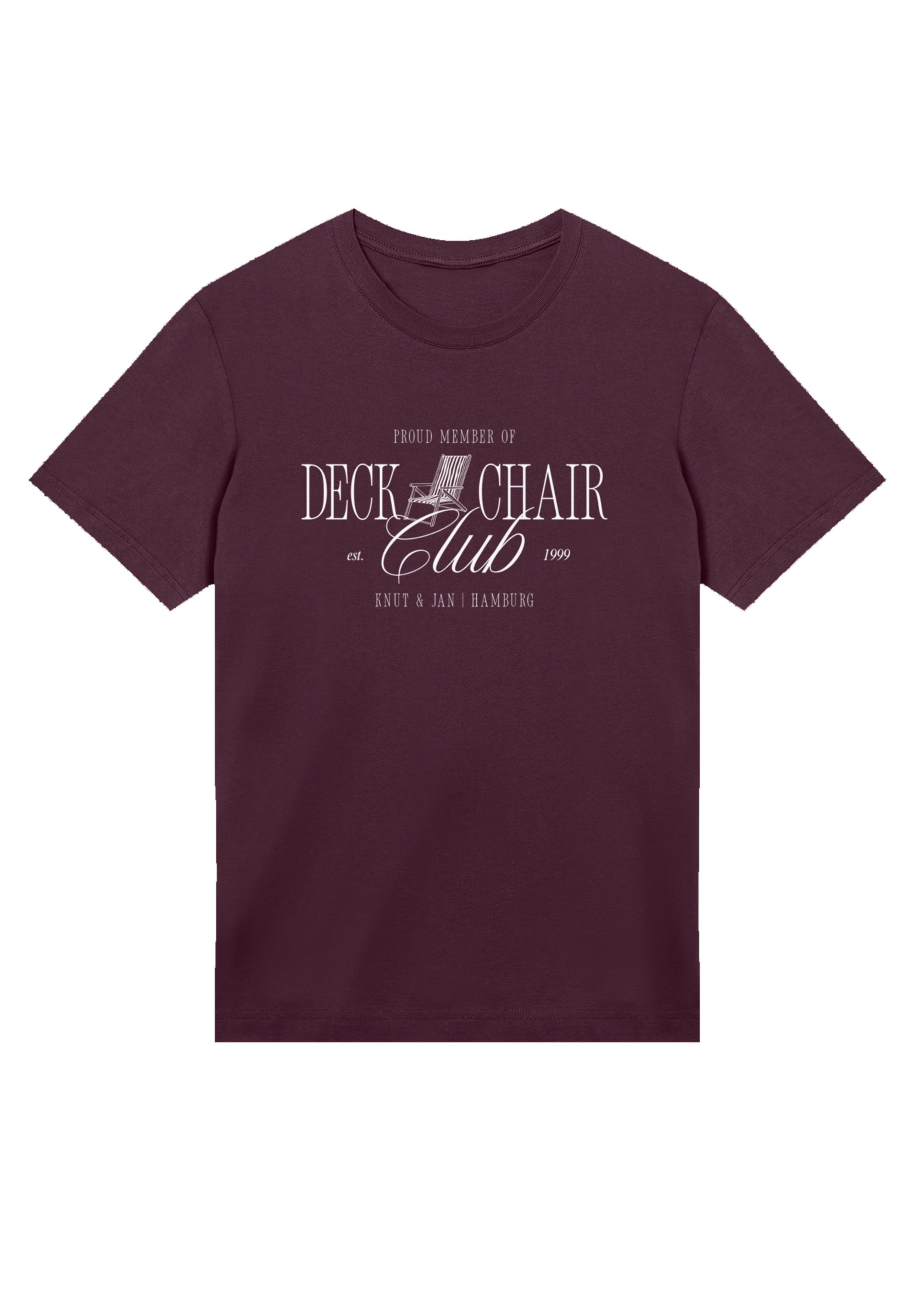 F4NT4STIC T-Shirt »Deck Chair Club Knut und Jan« Osteee Kollektion, Urlaub, Ahoi Moin