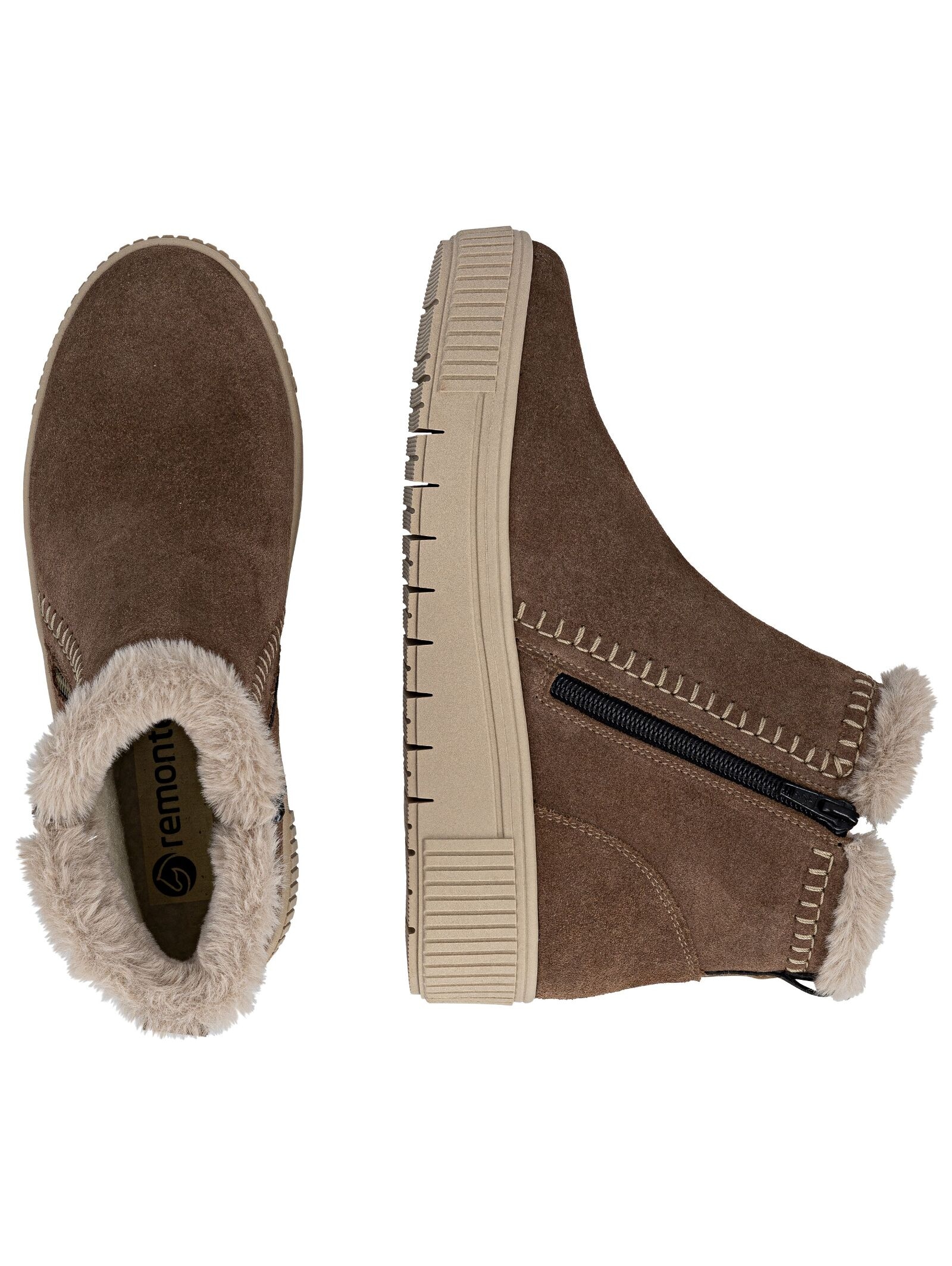 Remonte Plateaustiefelette »Remonte Stiefelette Leder«