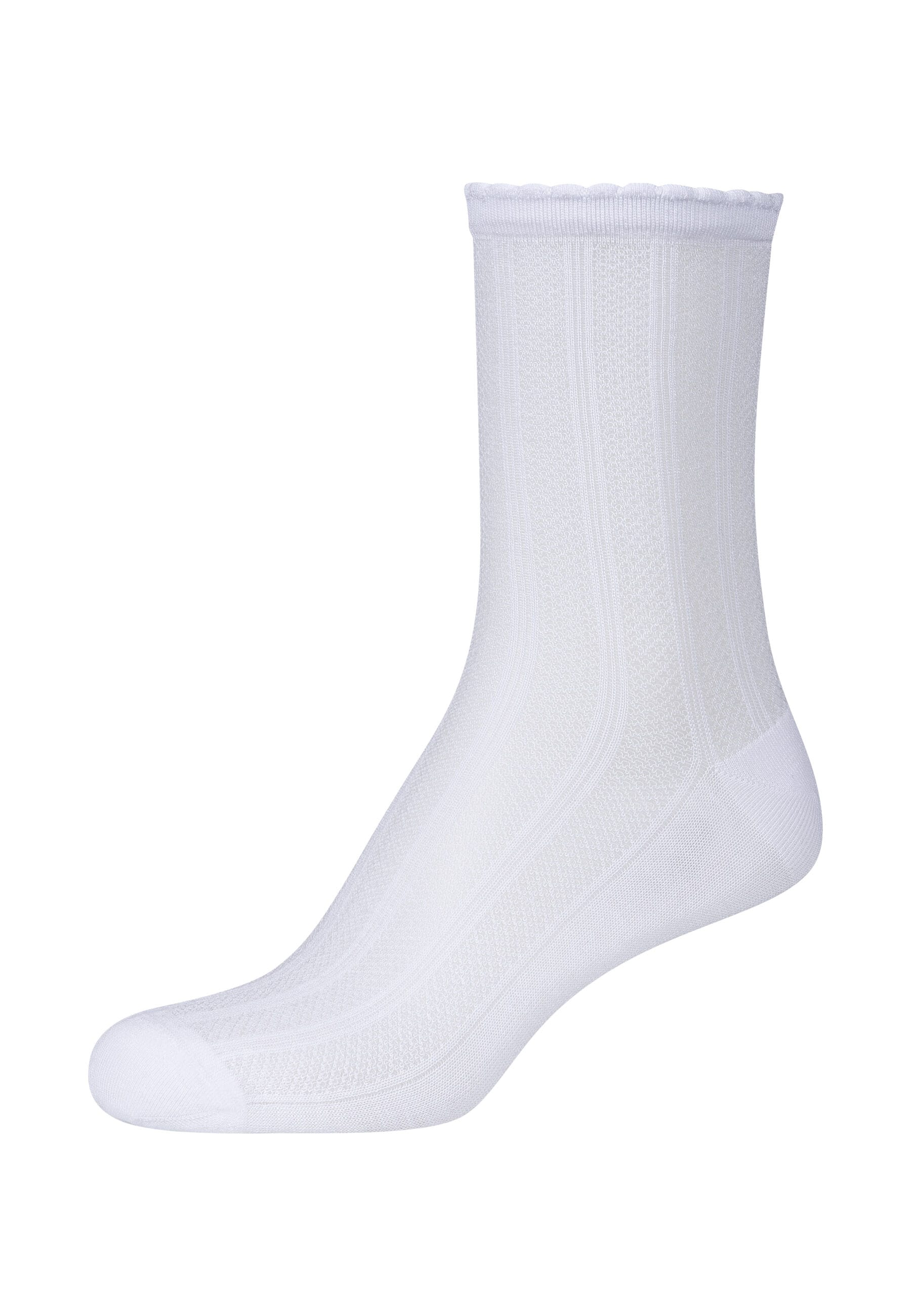 Camano Socken »Socken trachtn ajour silky 2er Pack« 2er Pack Seidige Qualität mit besonders weichem Griff, Elegantes Ajour-Muster