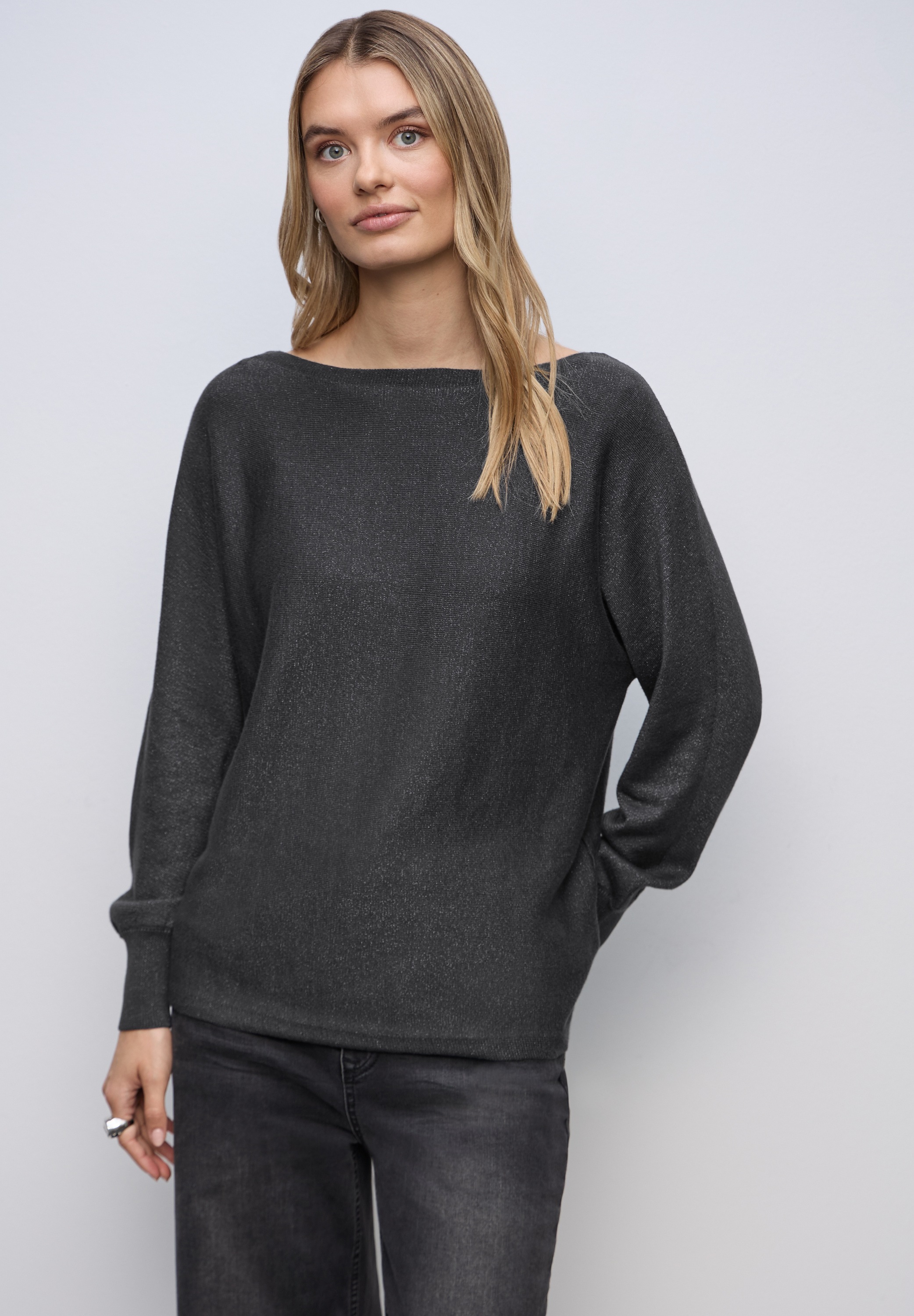 STREET ONE Rundhalspullover günstig online kaufen