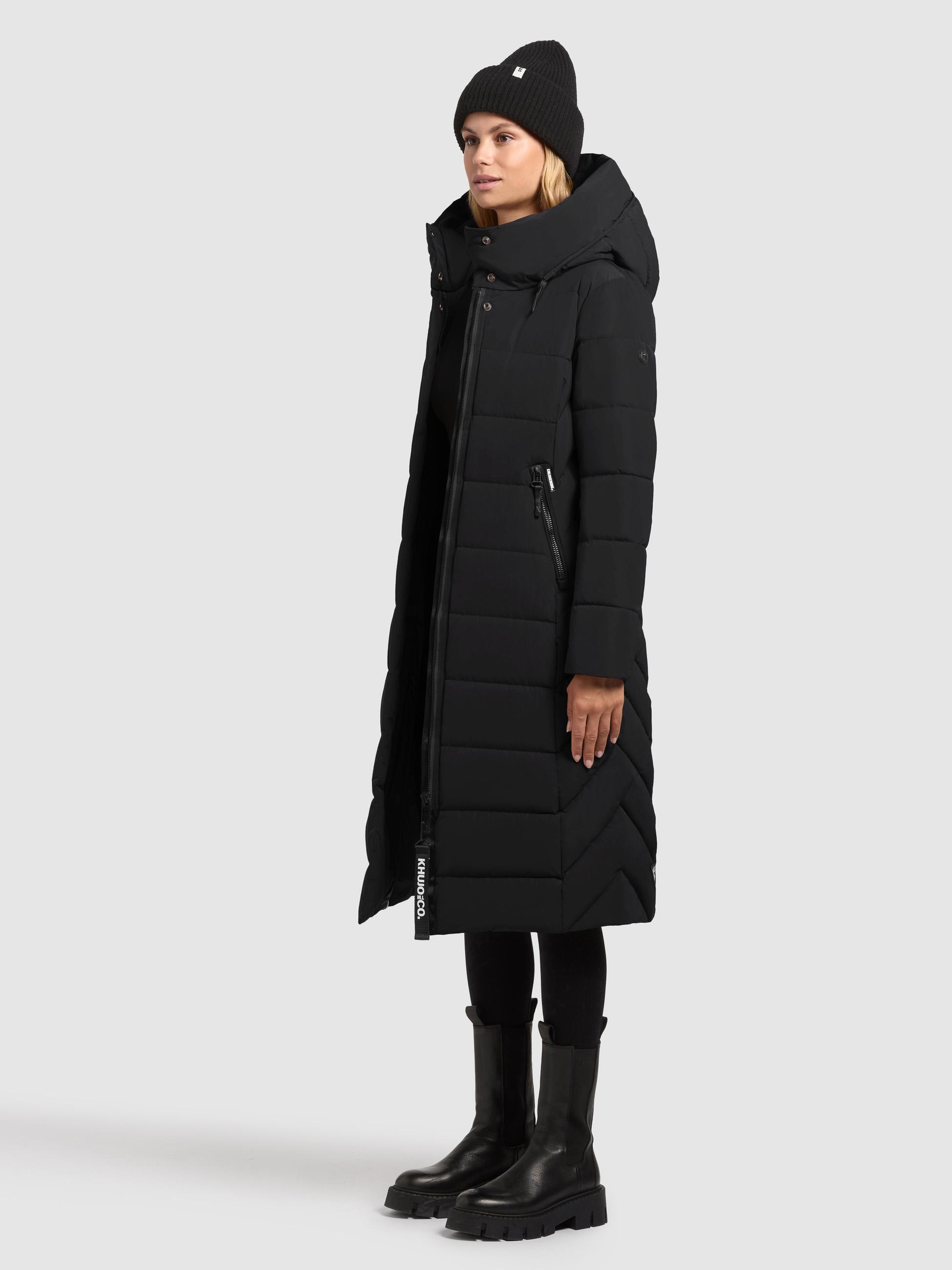 khujo Wintermantel »Sensy-YM«, Warmer Steppmantel mit Kapuze