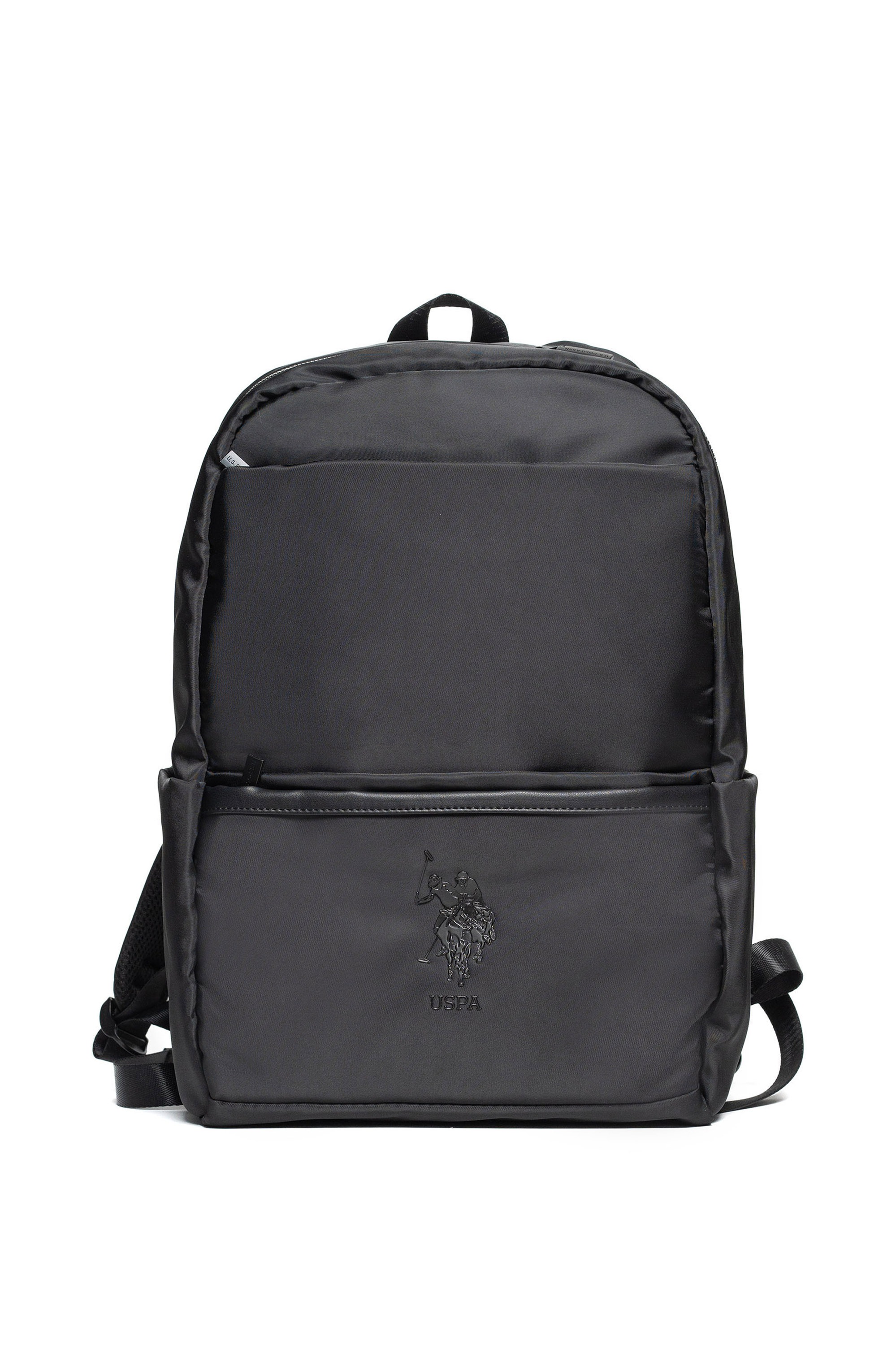 "Tagesrucksack U.S. POLO ASSN. ""UMPIRE BACKPACK Unisex"", Gr. B/H/T: 47cm x 18cm x 32cm, onesize, schwarz, Polyester, Polyurethane, Rucksäcke